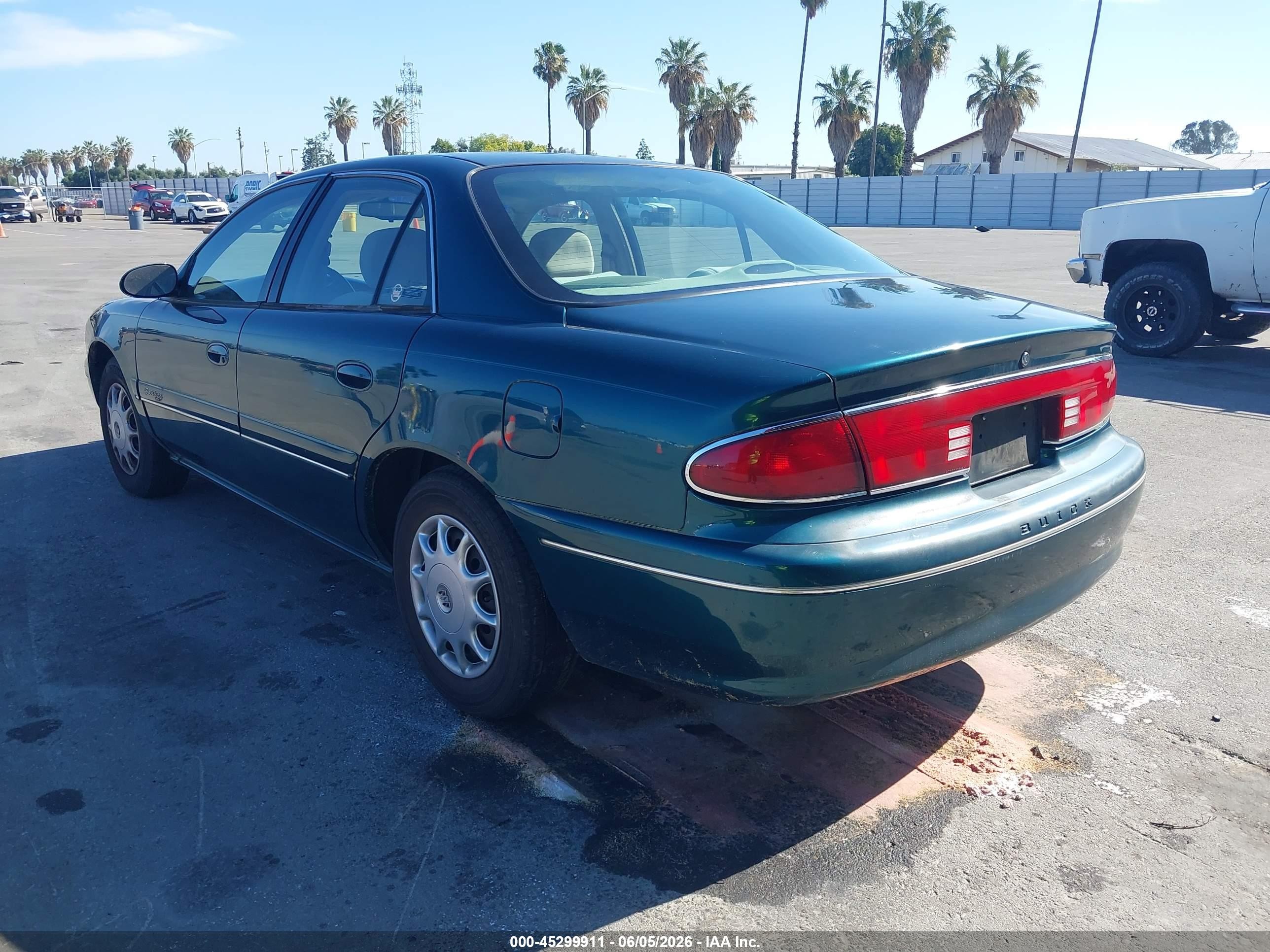 1997 Buick Century Custom Cmi Green vin: 2G4WS52M6V1413923