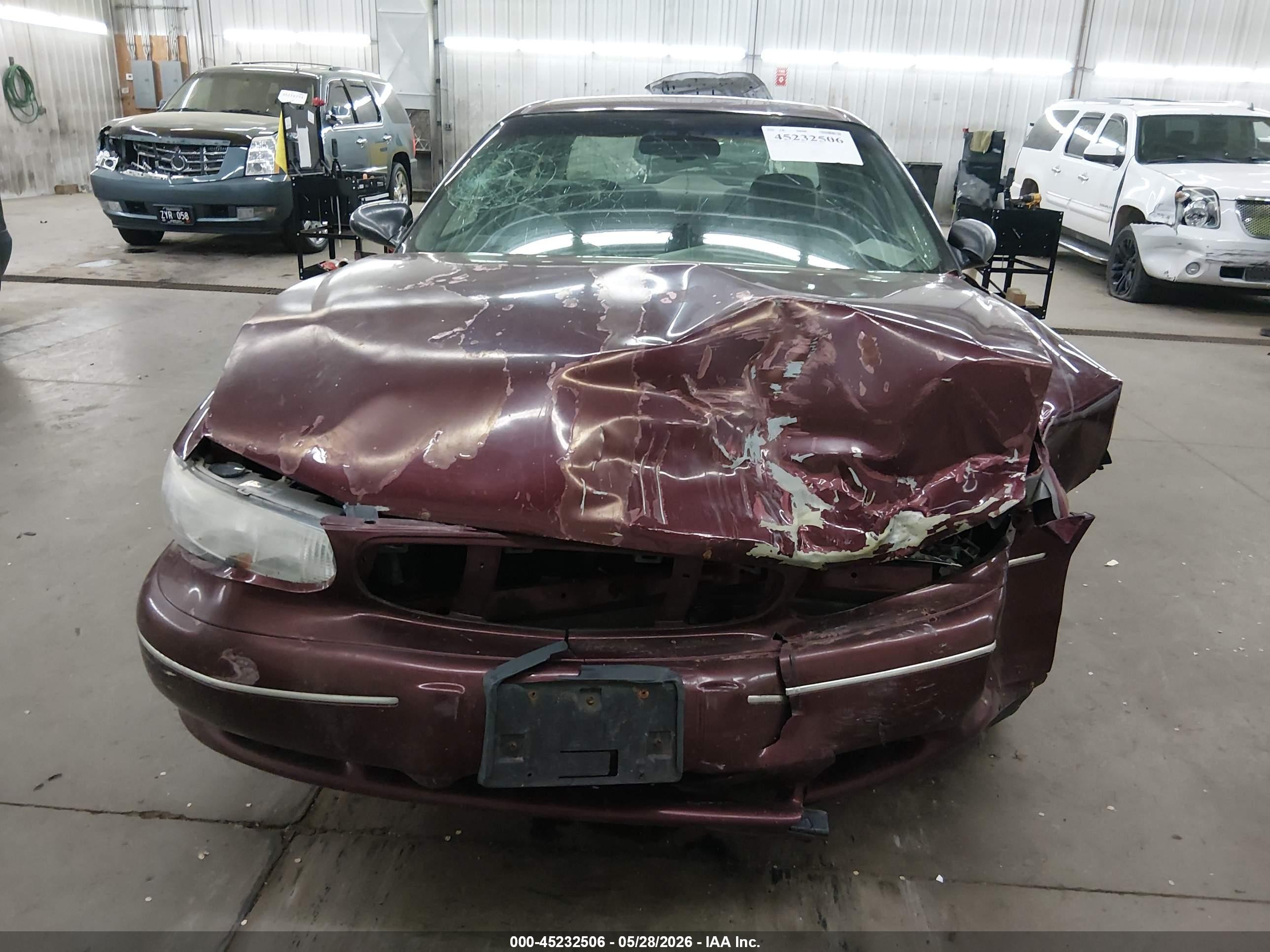 1999 Buick Century Custom Maroon vin: 2G4WS52M6X1477043