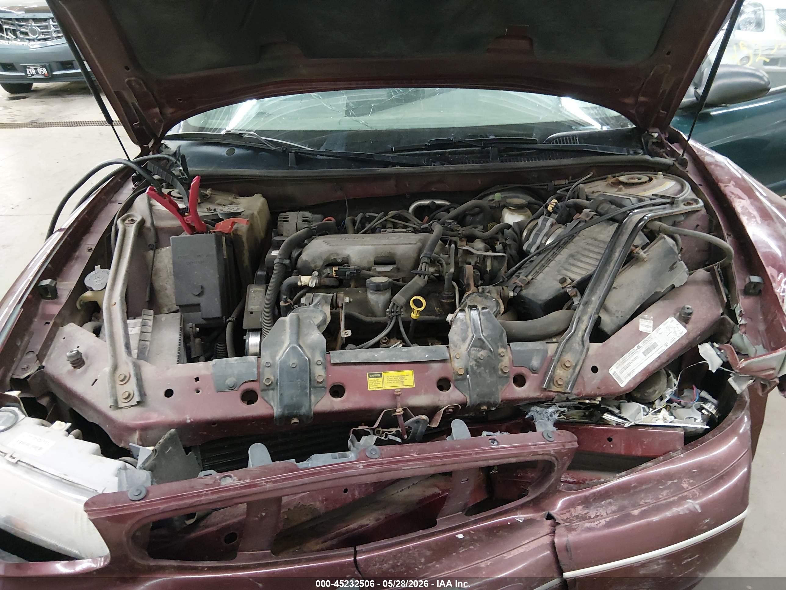 1999 Buick Century Custom Maroon vin: 2G4WS52M6X1477043