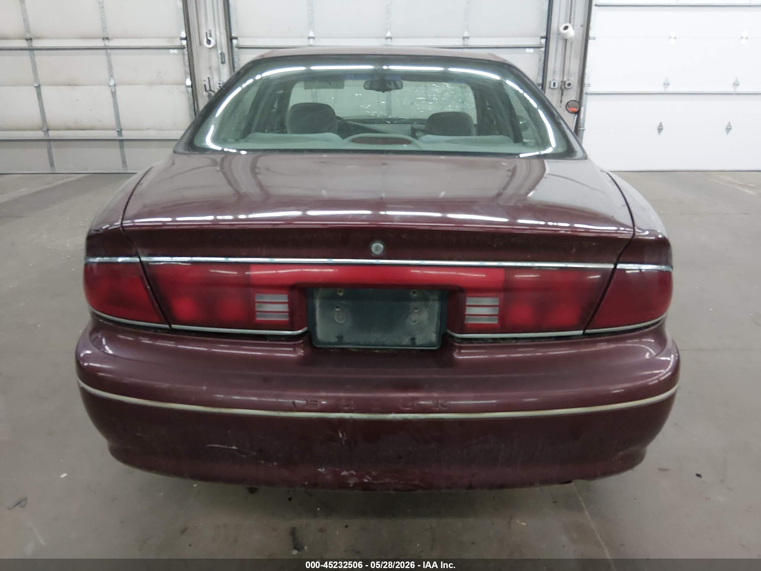 1999 Buick Century Custom Maroon vin: 2G4WS52M6X1477043