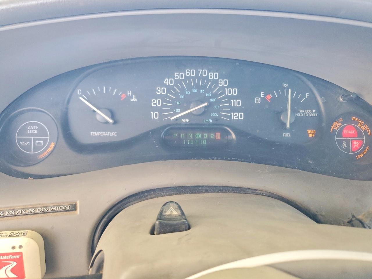 1999 Buick Century Custom Gray vin: 2G4WS52M6X1538066