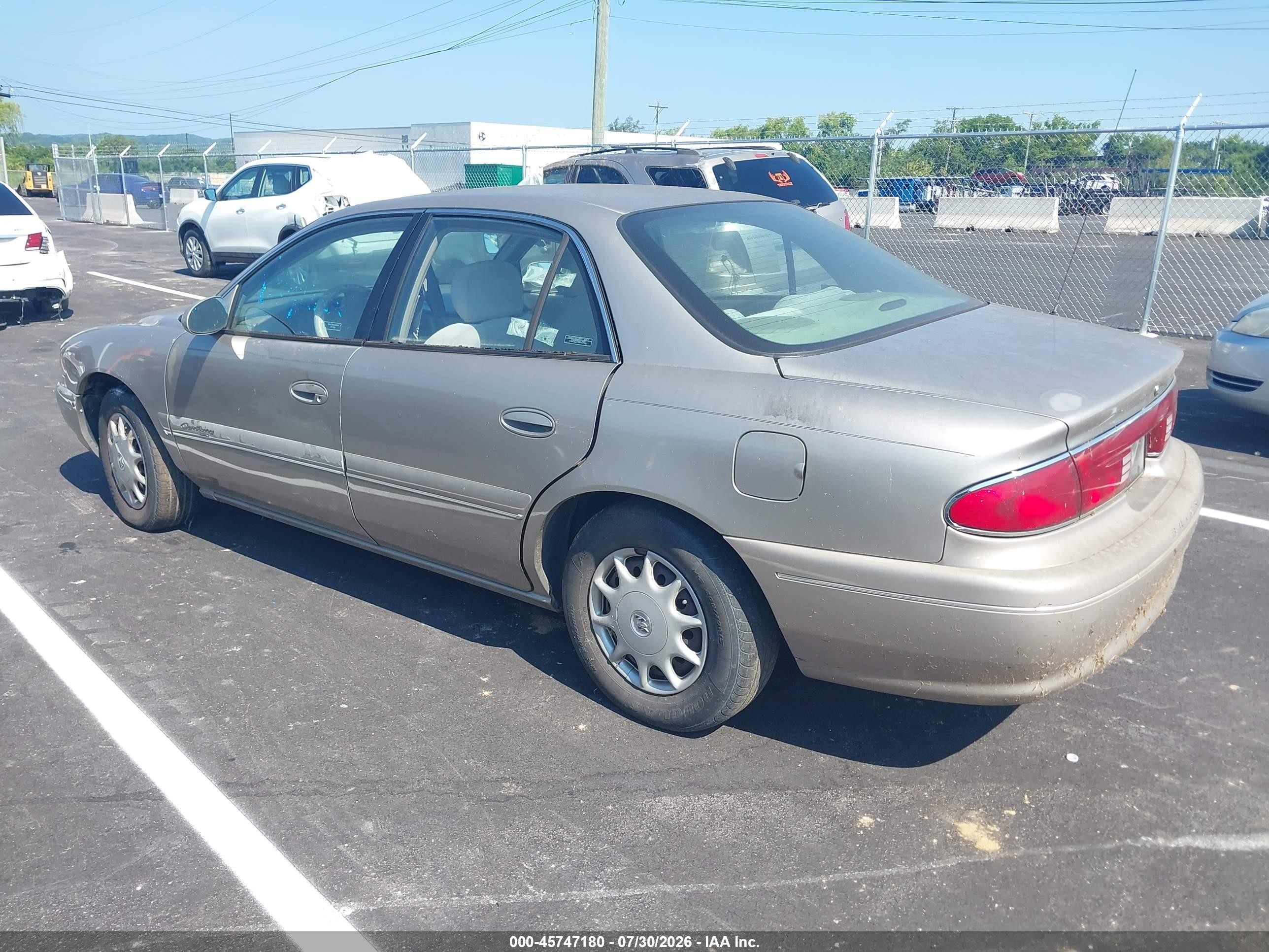 1997 Buick Century Custom Gold vin: 2G4WS52M7V1404664