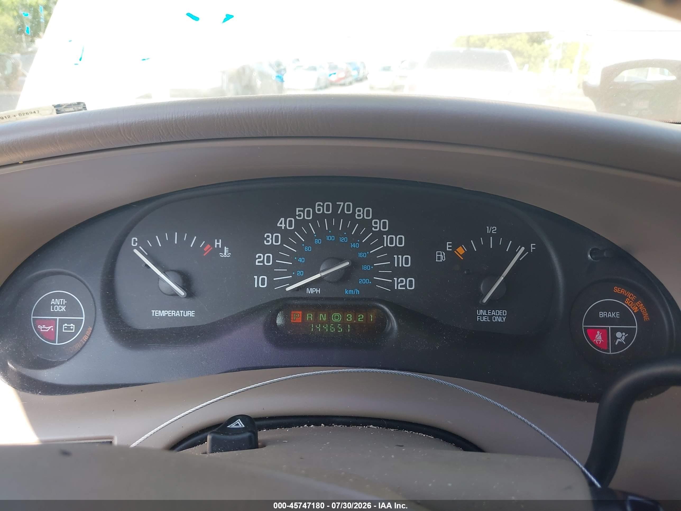 1997 Buick Century Custom Gold vin: 2G4WS52M7V1404664