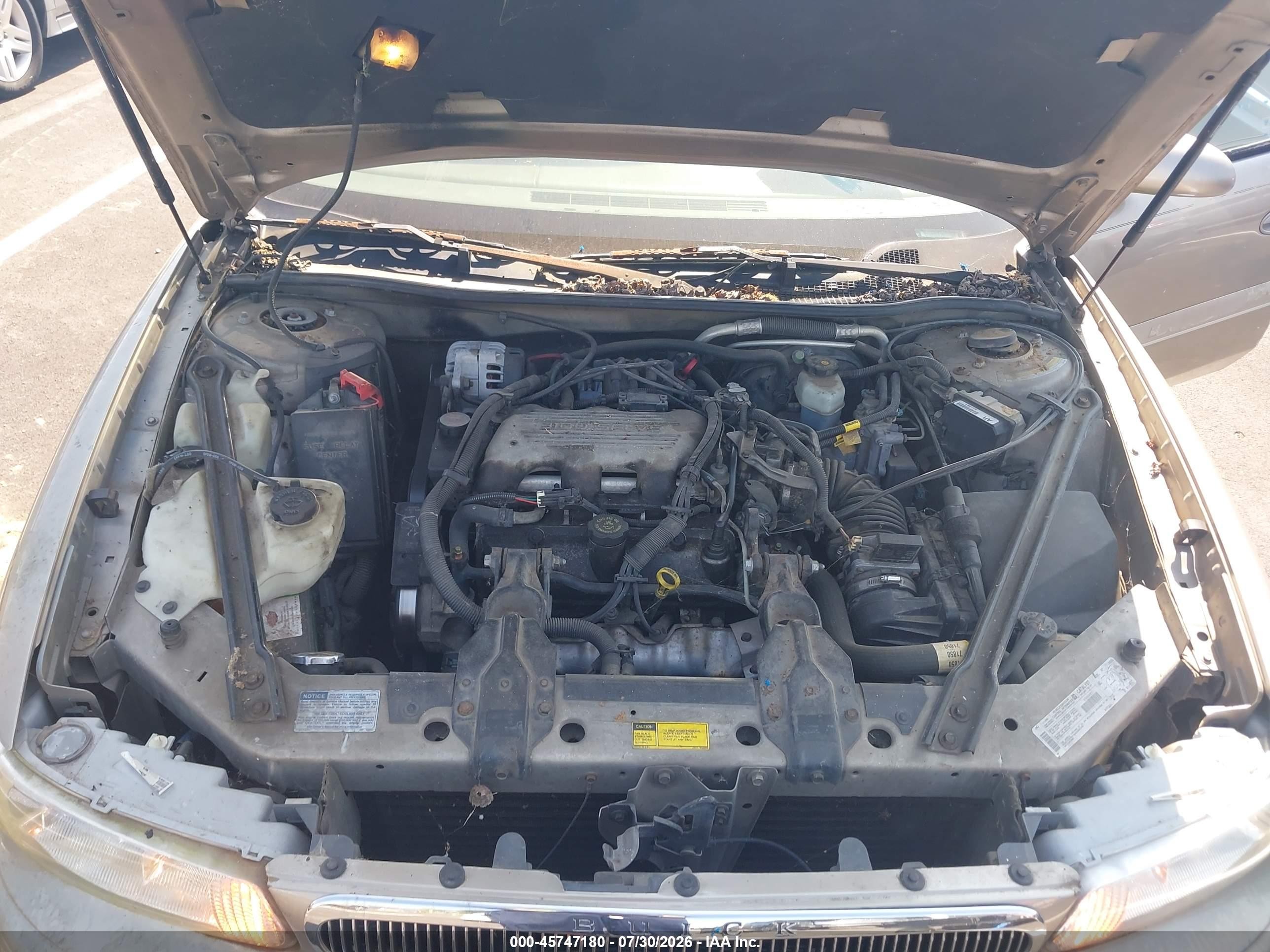 1997 Buick Century Custom Gold vin: 2G4WS52M7V1404664