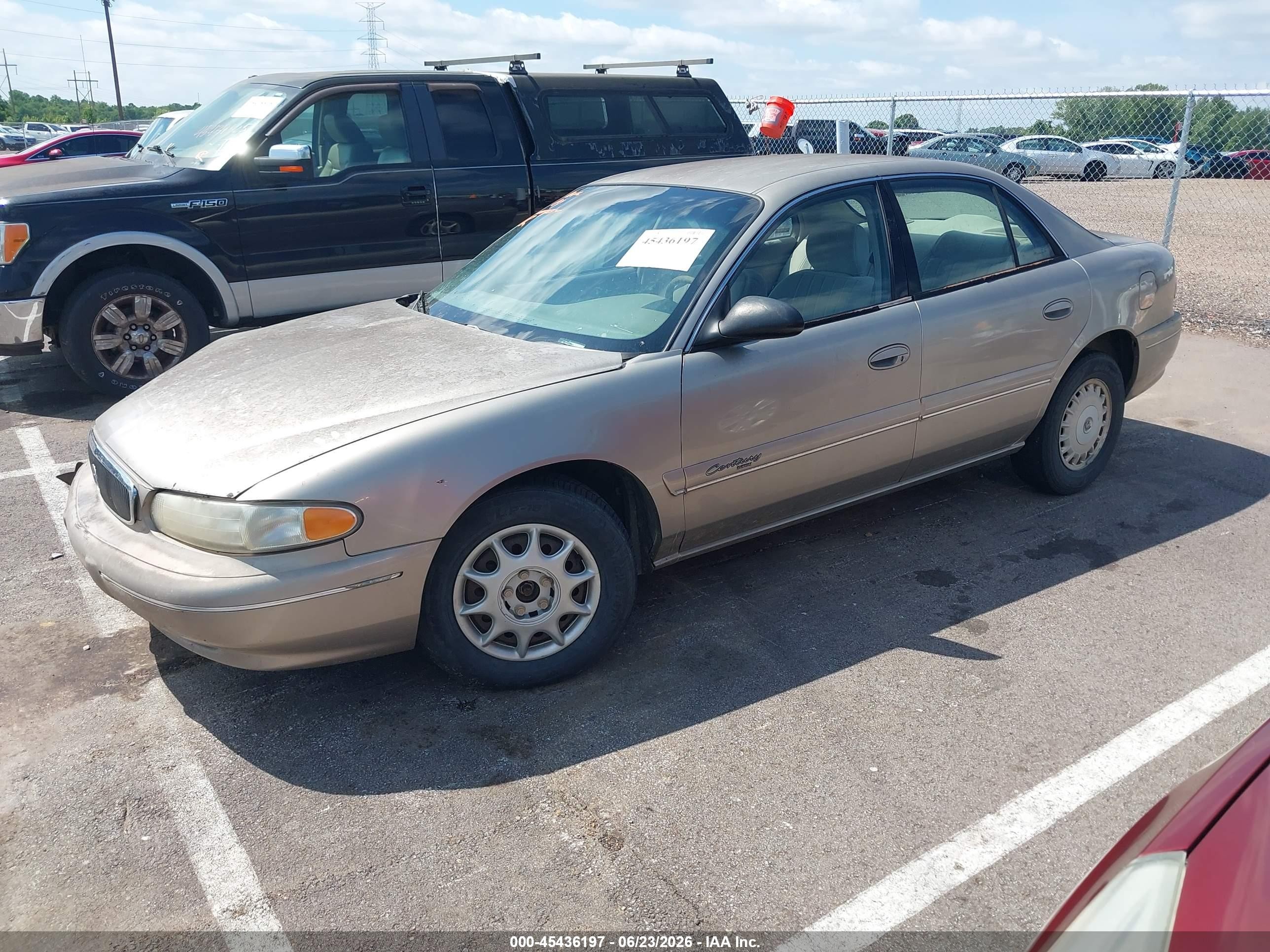 1999 Buick Century Custom Золотой vin: 2G4WS52M7X1484941