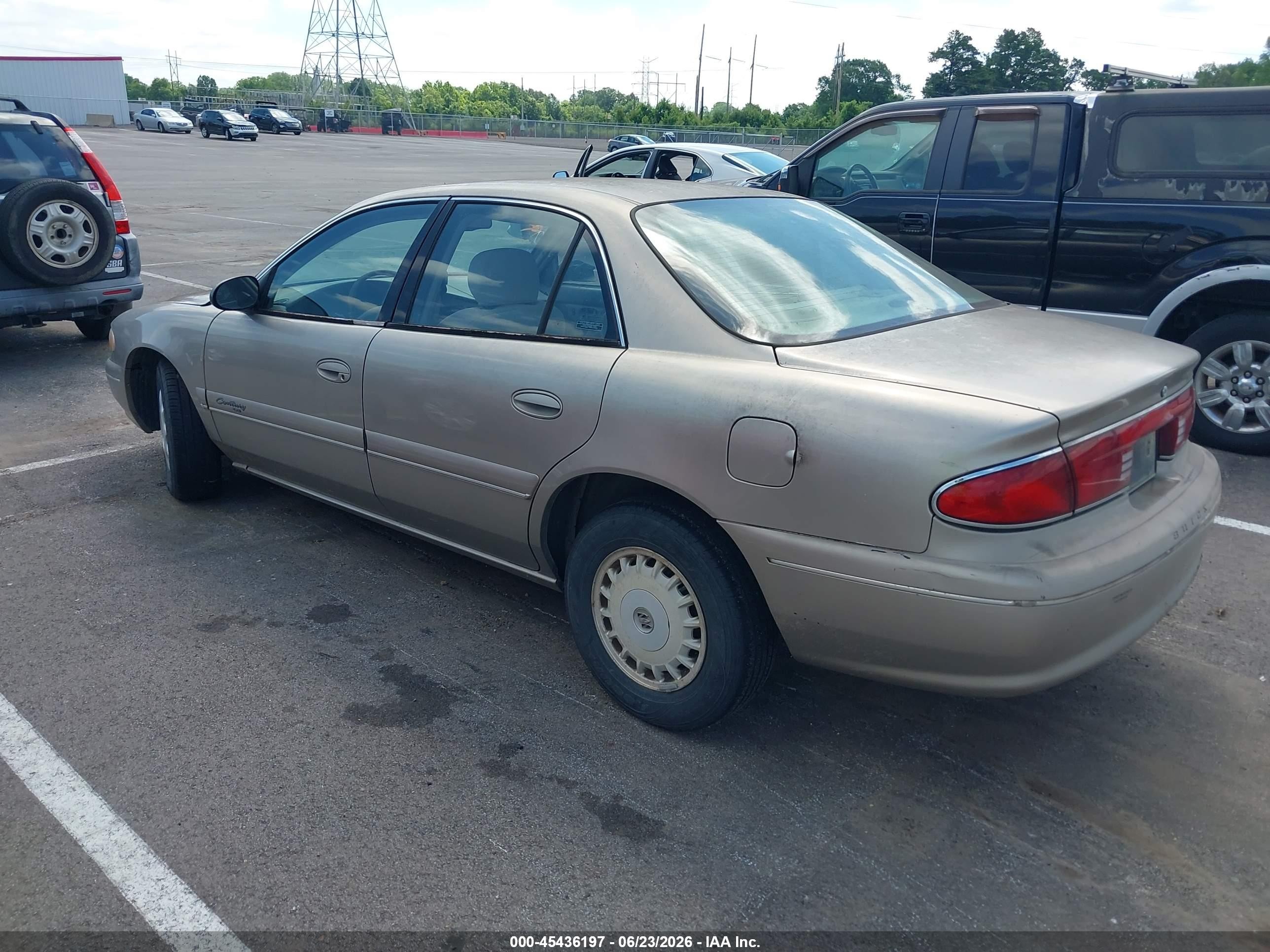 1999 Buick Century Custom Золотой vin: 2G4WS52M7X1484941