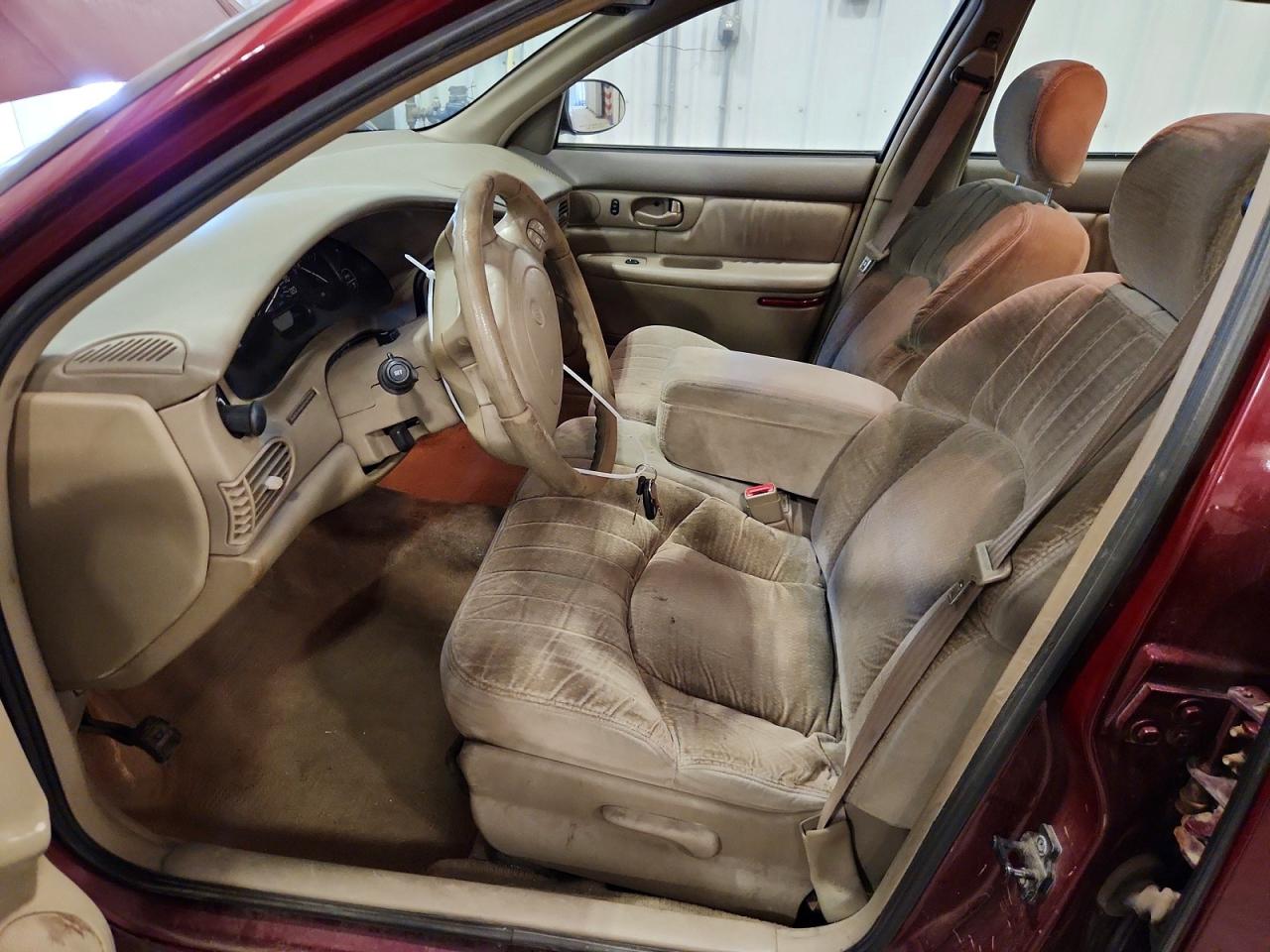 1999 Buick Century Custom Бордовый vin: 2G4WS52MXX1420747