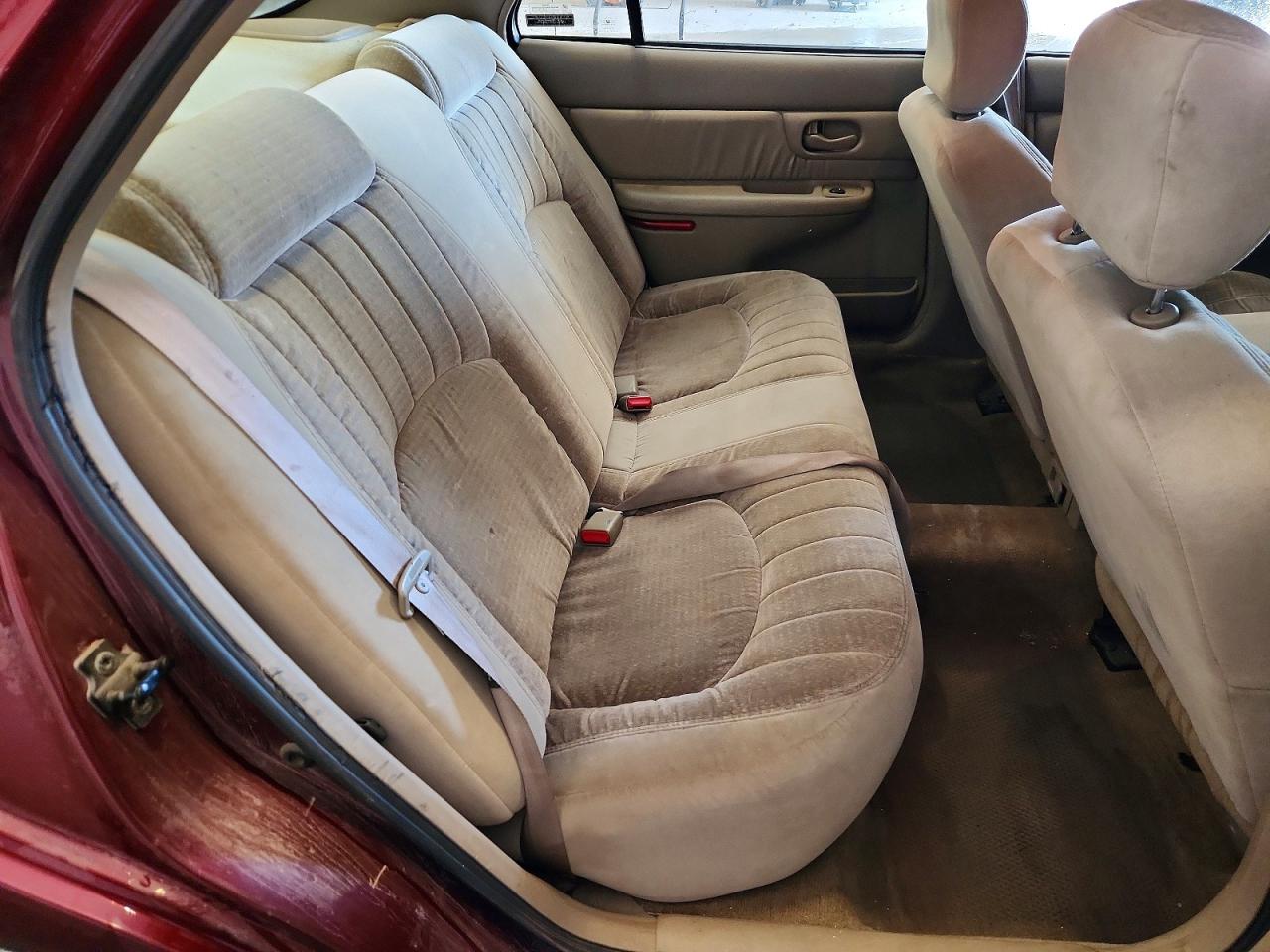 1999 Buick Century Custom Бордовый vin: 2G4WS52MXX1420747