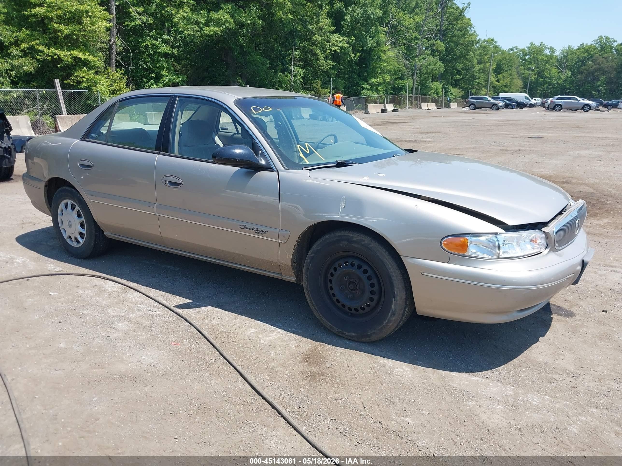 1999 Buick Century Custom Gray vin: 2G4WS52MXX1586041