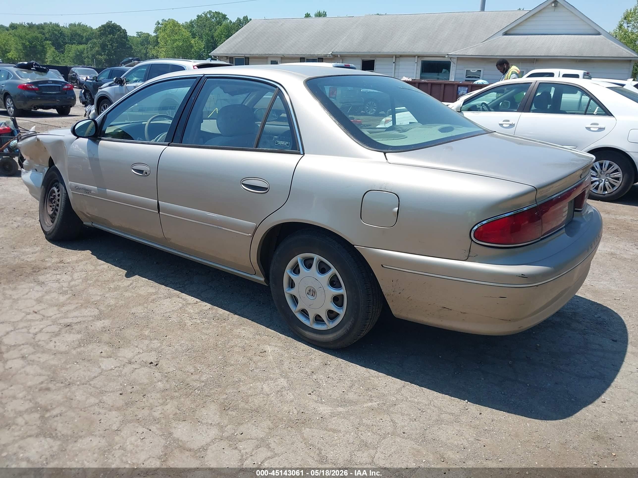 1999 Buick Century Custom Gray vin: 2G4WS52MXX1586041