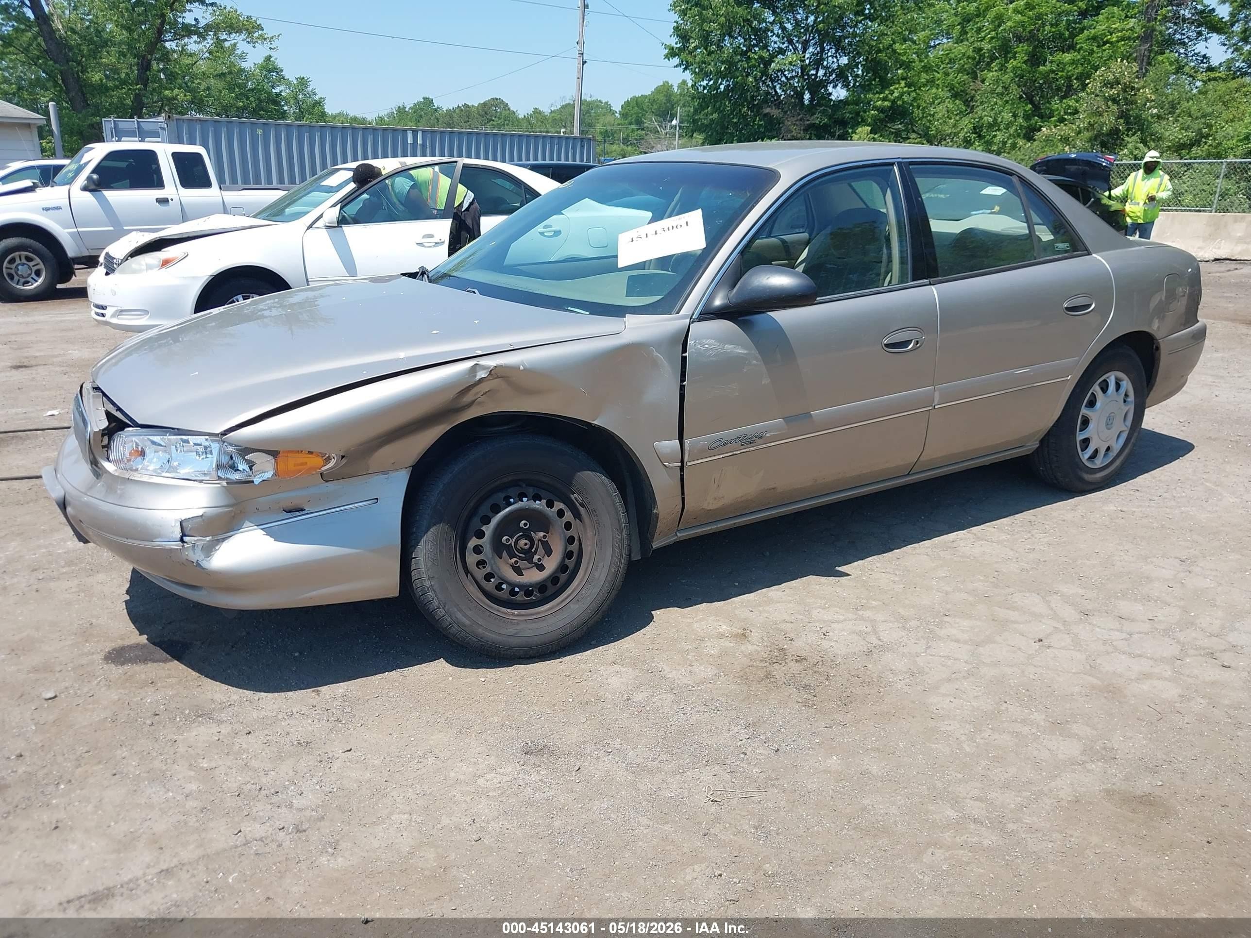1999 Buick Century Custom Gray vin: 2G4WS52MXX1586041