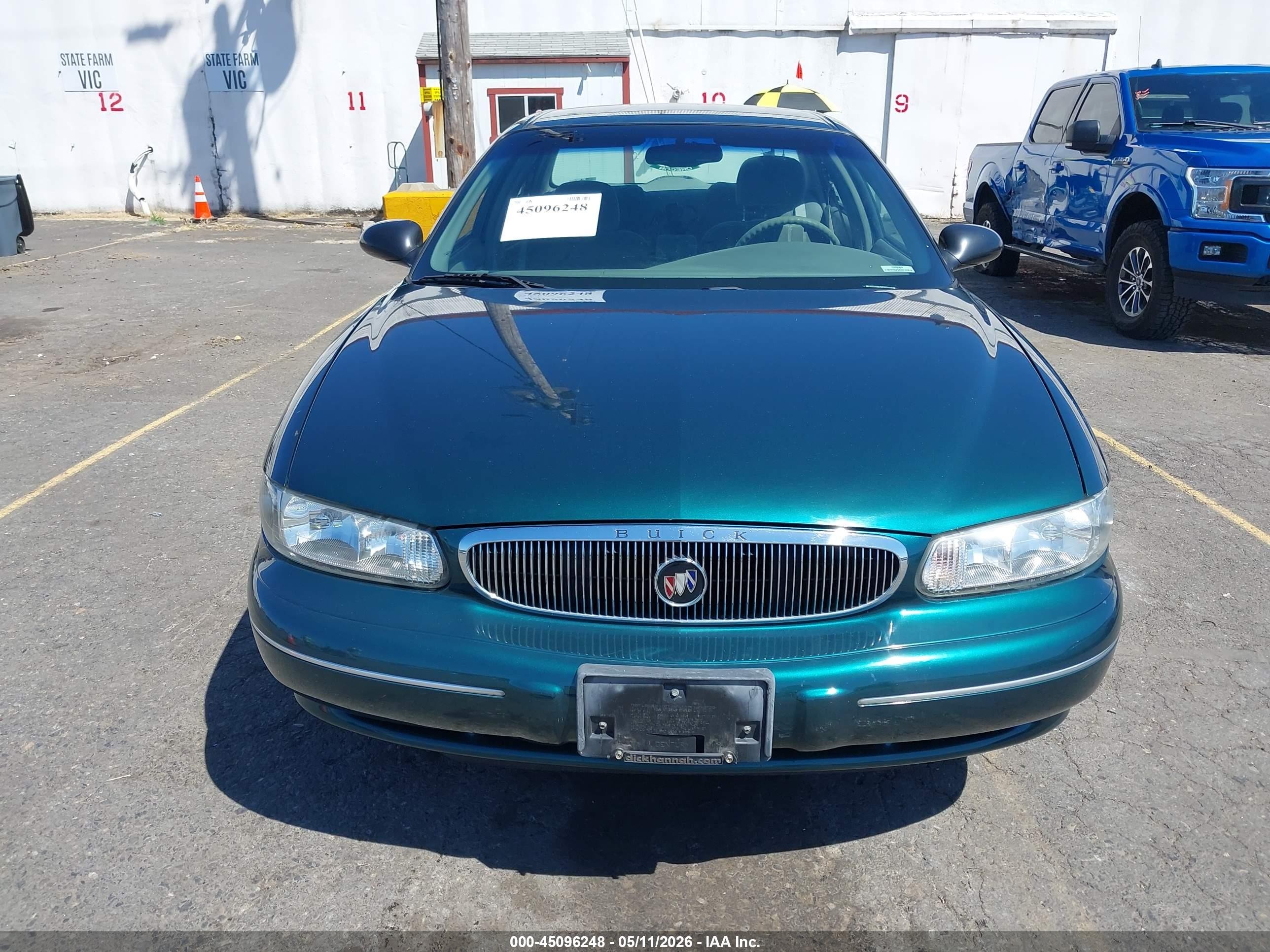 1999 Buick Century Custom Green vin: 2G4WS52MXX1607261