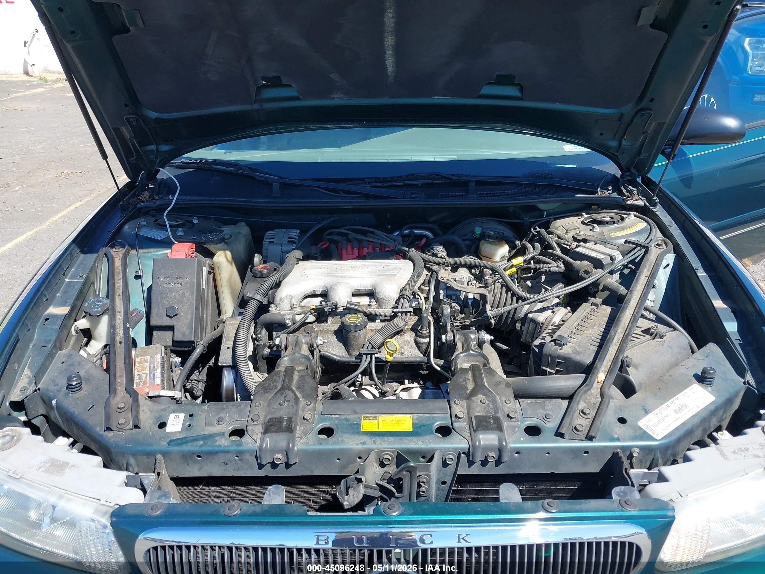 1999 Buick Century Custom Green vin: 2G4WS52MXX1607261