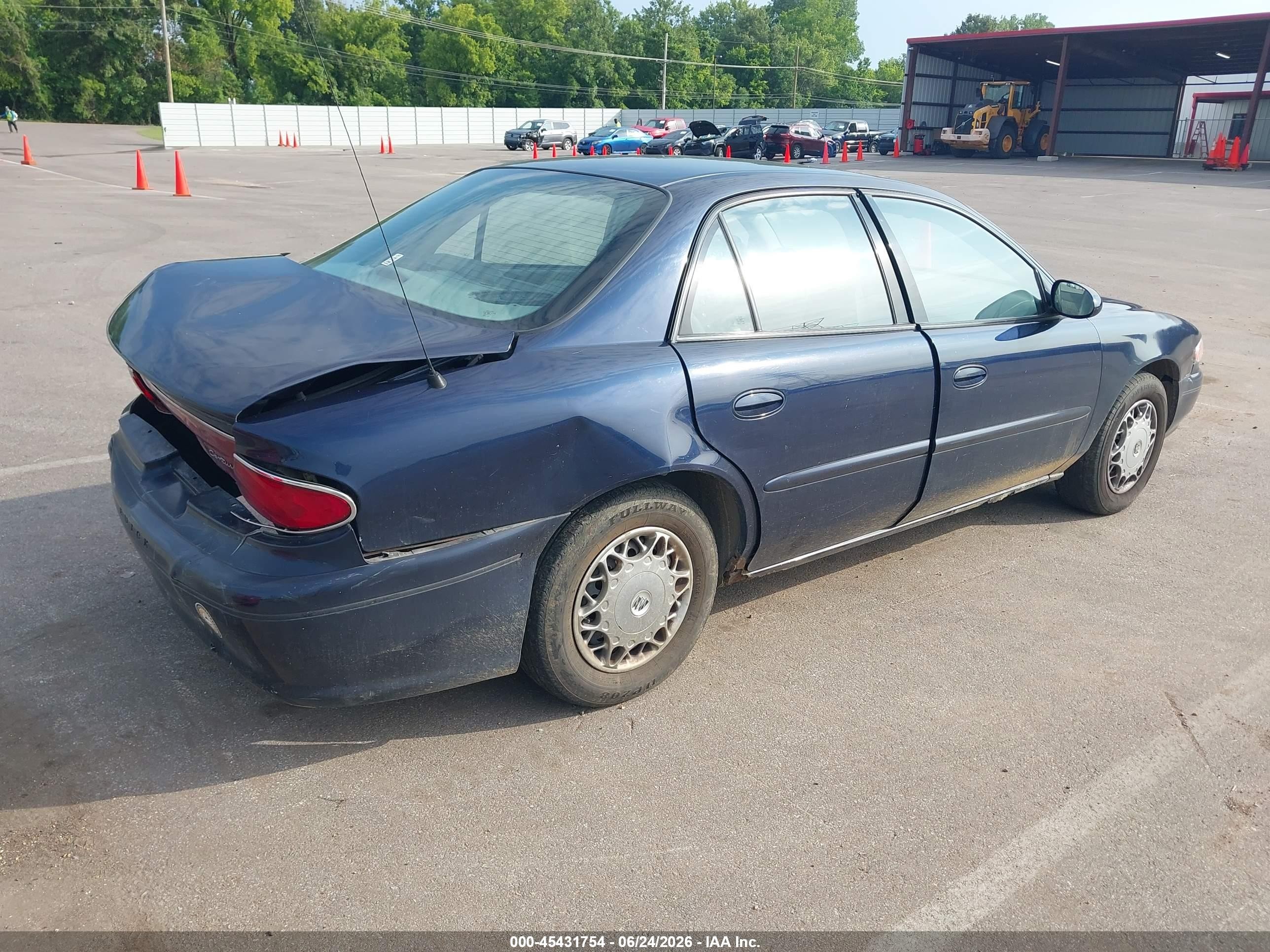 2003 Buick Century Custom Blue vin: 2G4WS55J831239819