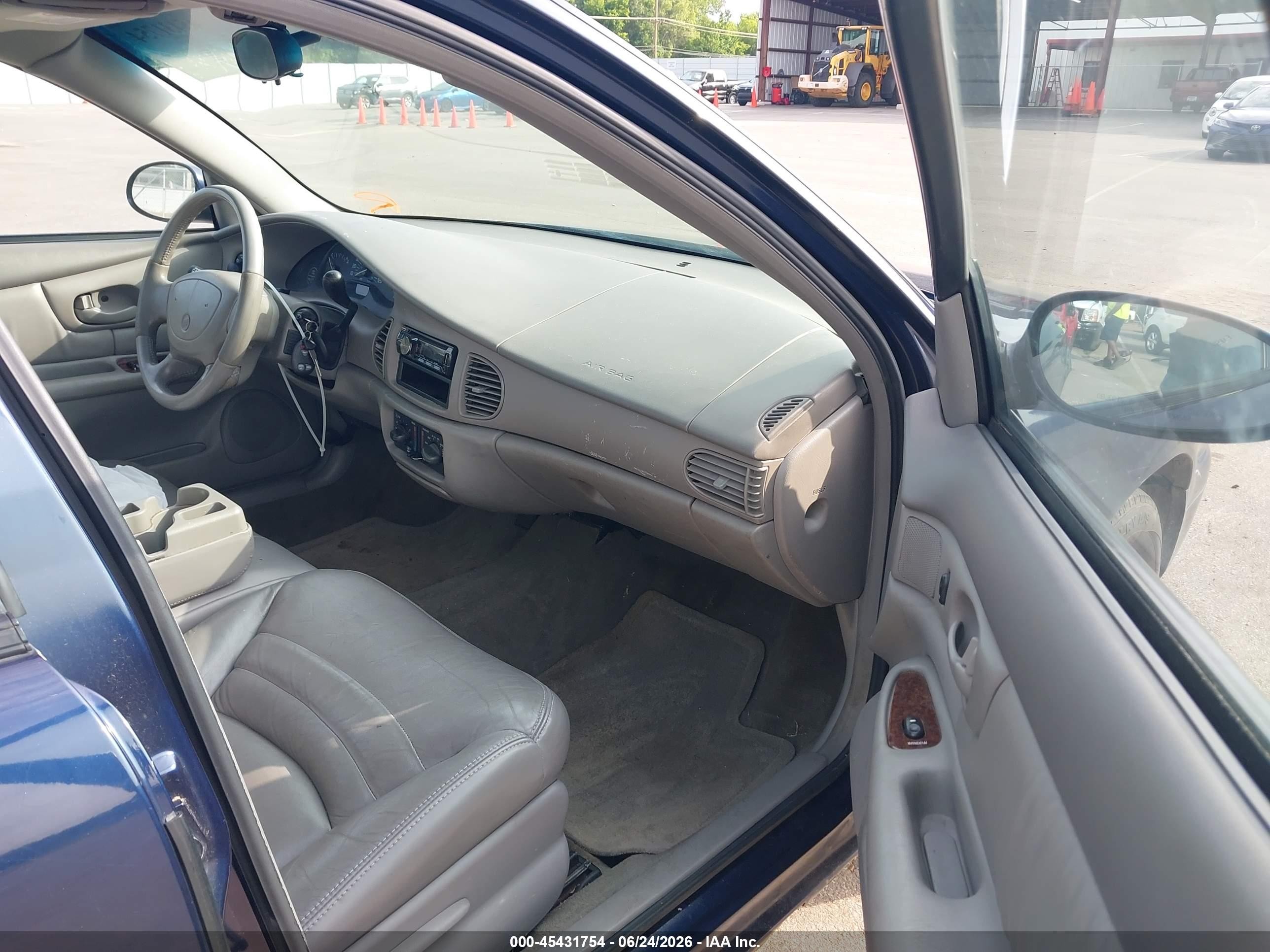 2003 Buick Century Custom Blue vin: 2G4WS55J831239819