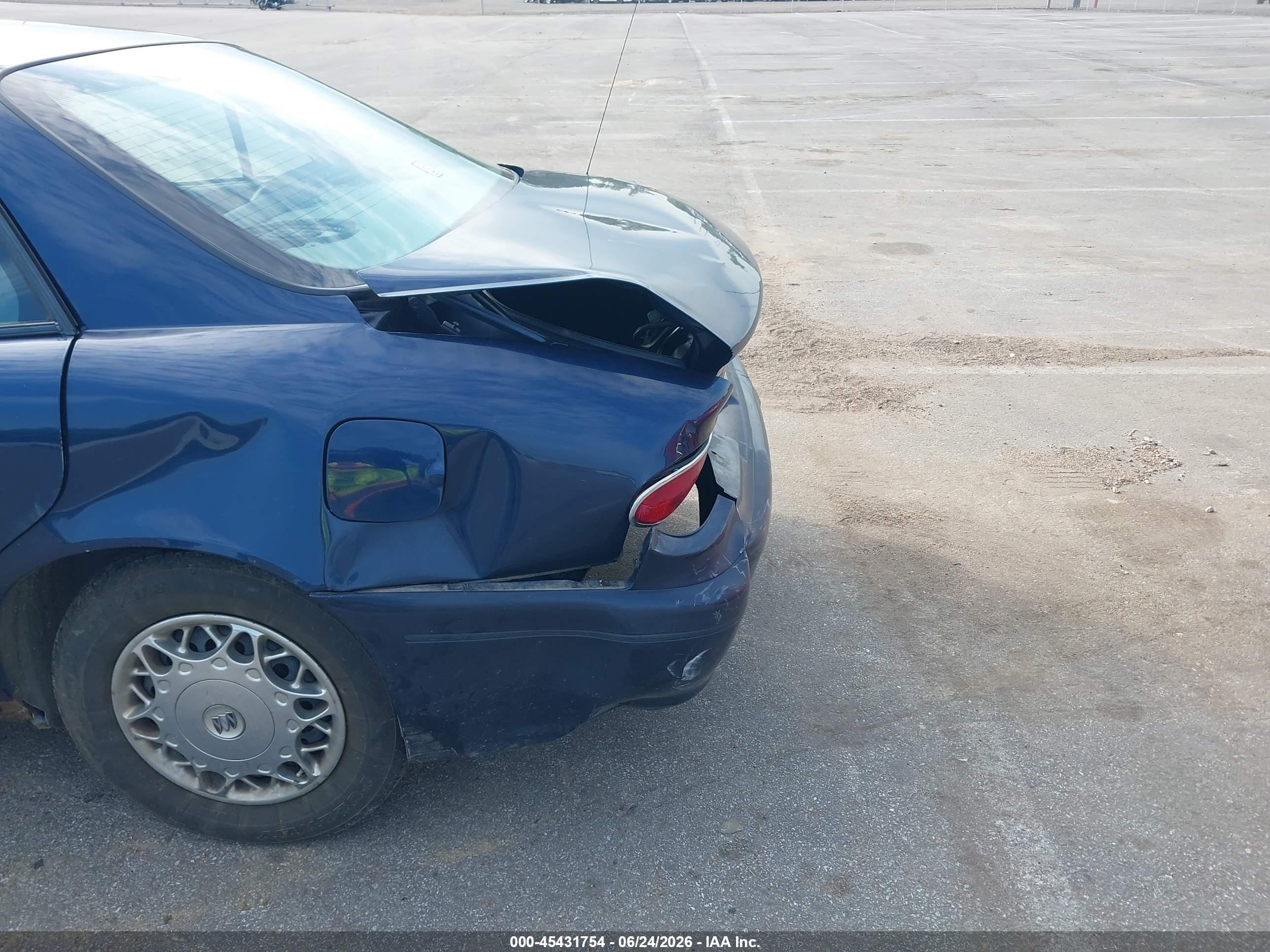 2003 Buick Century Custom Blue vin: 2G4WS55J831239819