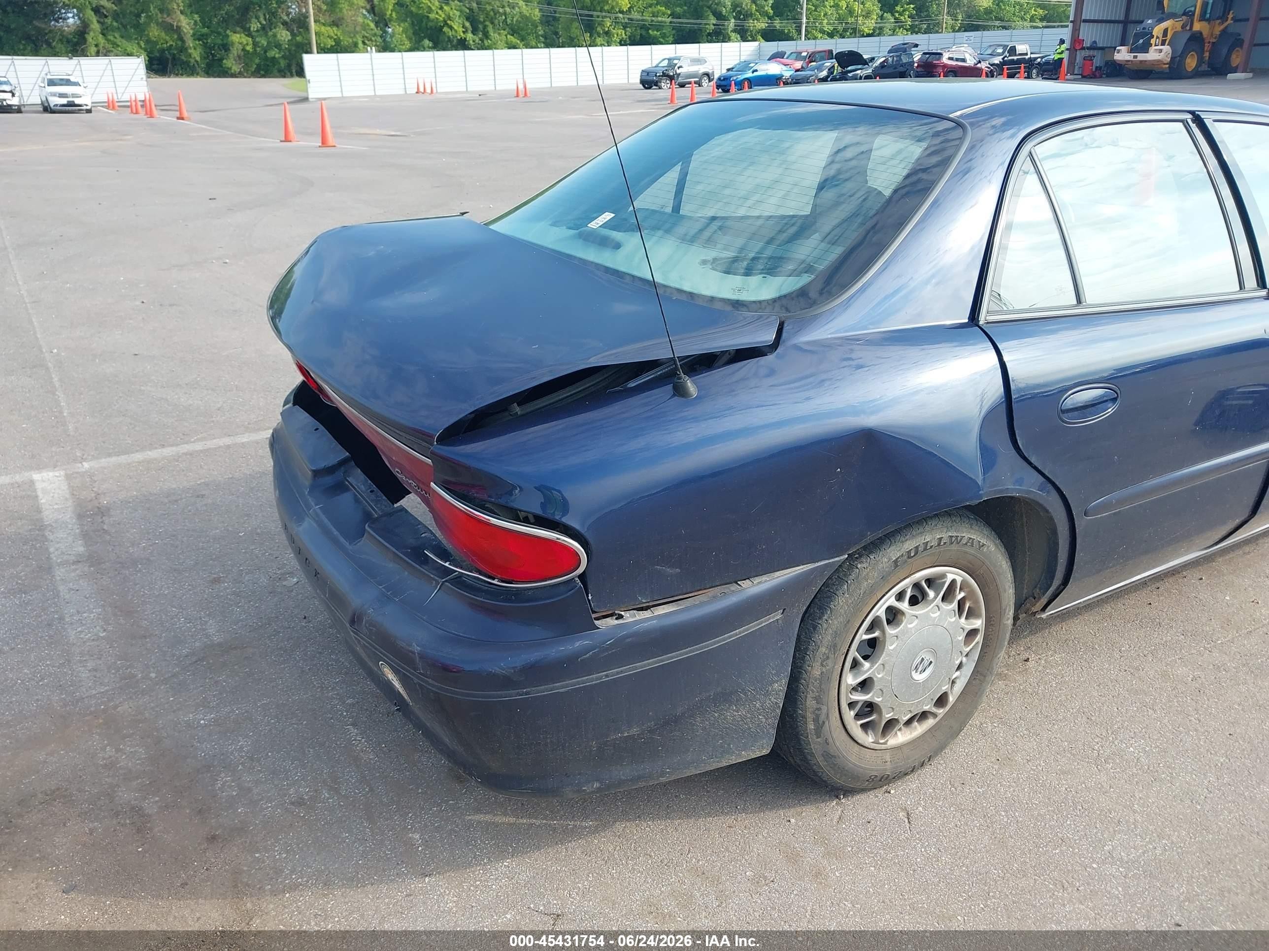2003 Buick Century Custom Blue vin: 2G4WS55J831239819