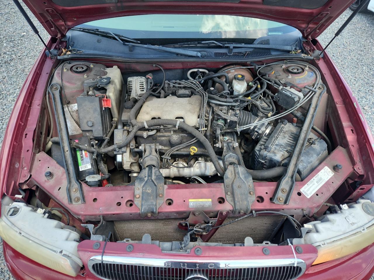 2003 Buick Century Custom Burgundy vin: 2G4WS55J931187942