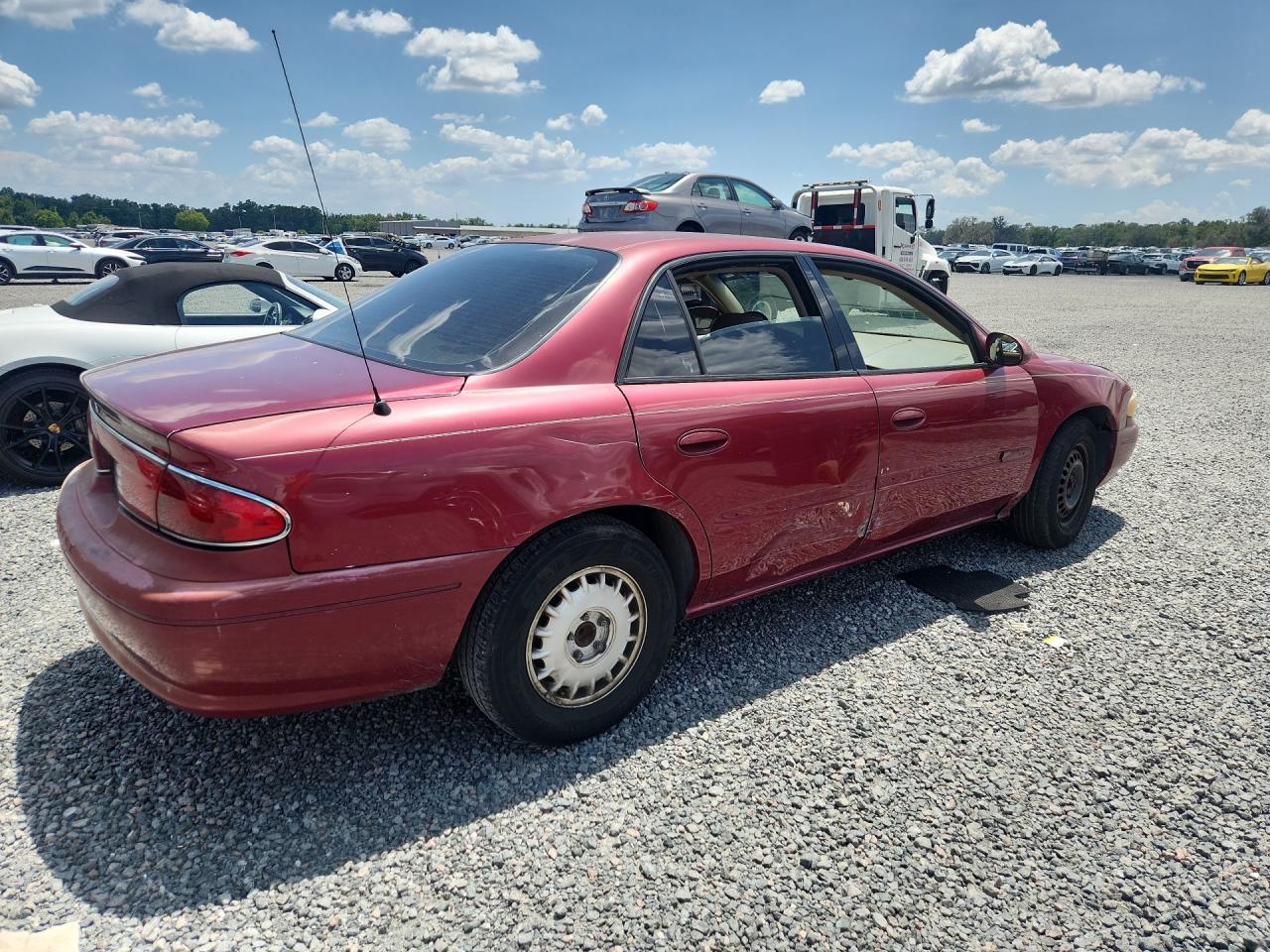 2003 Buick Century Custom Burgundy vin: 2G4WS55J931187942