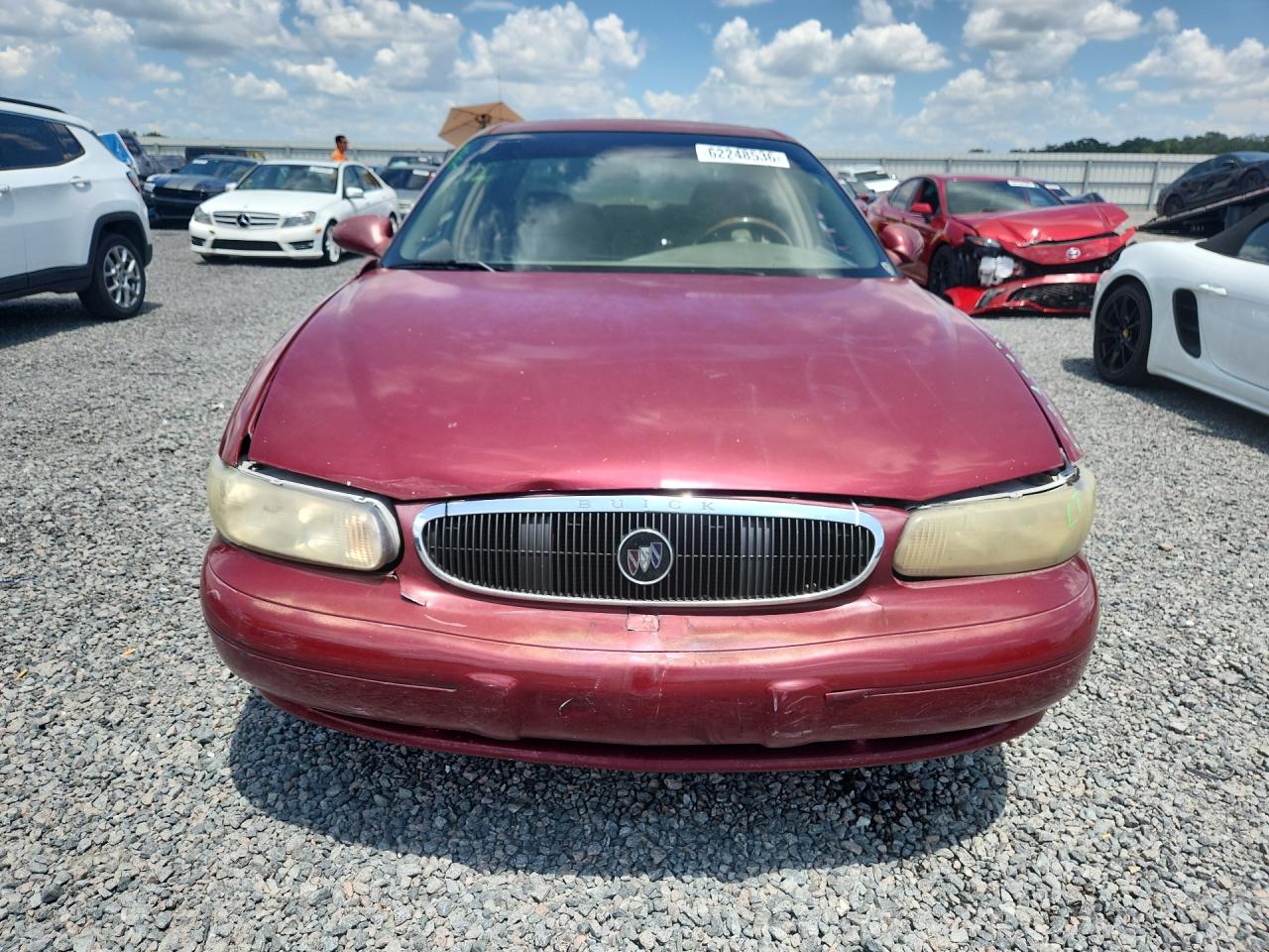2003 Buick Century Custom Burgundy vin: 2G4WS55J931187942