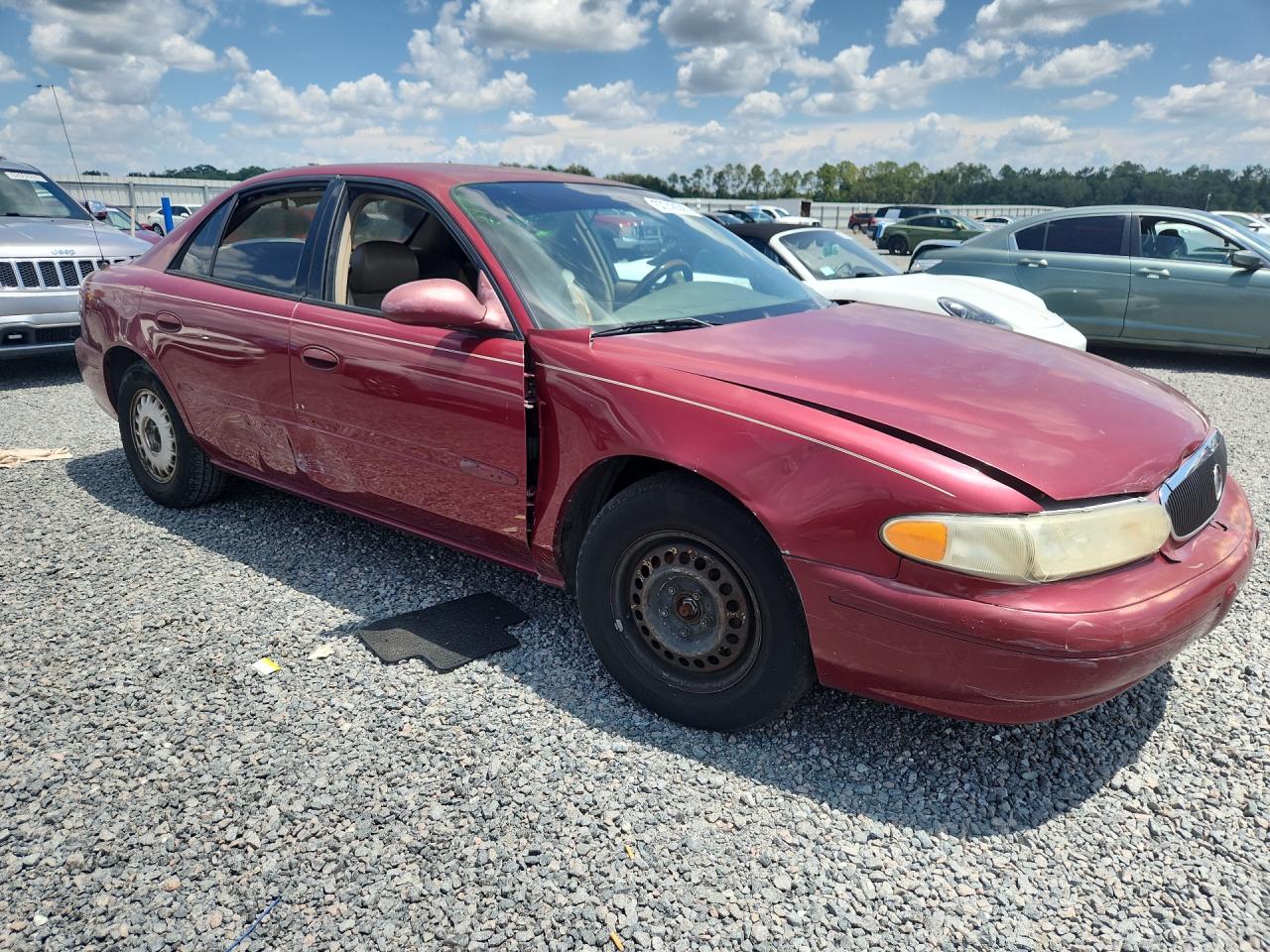 2003 Buick Century Custom Burgundy vin: 2G4WS55J931187942