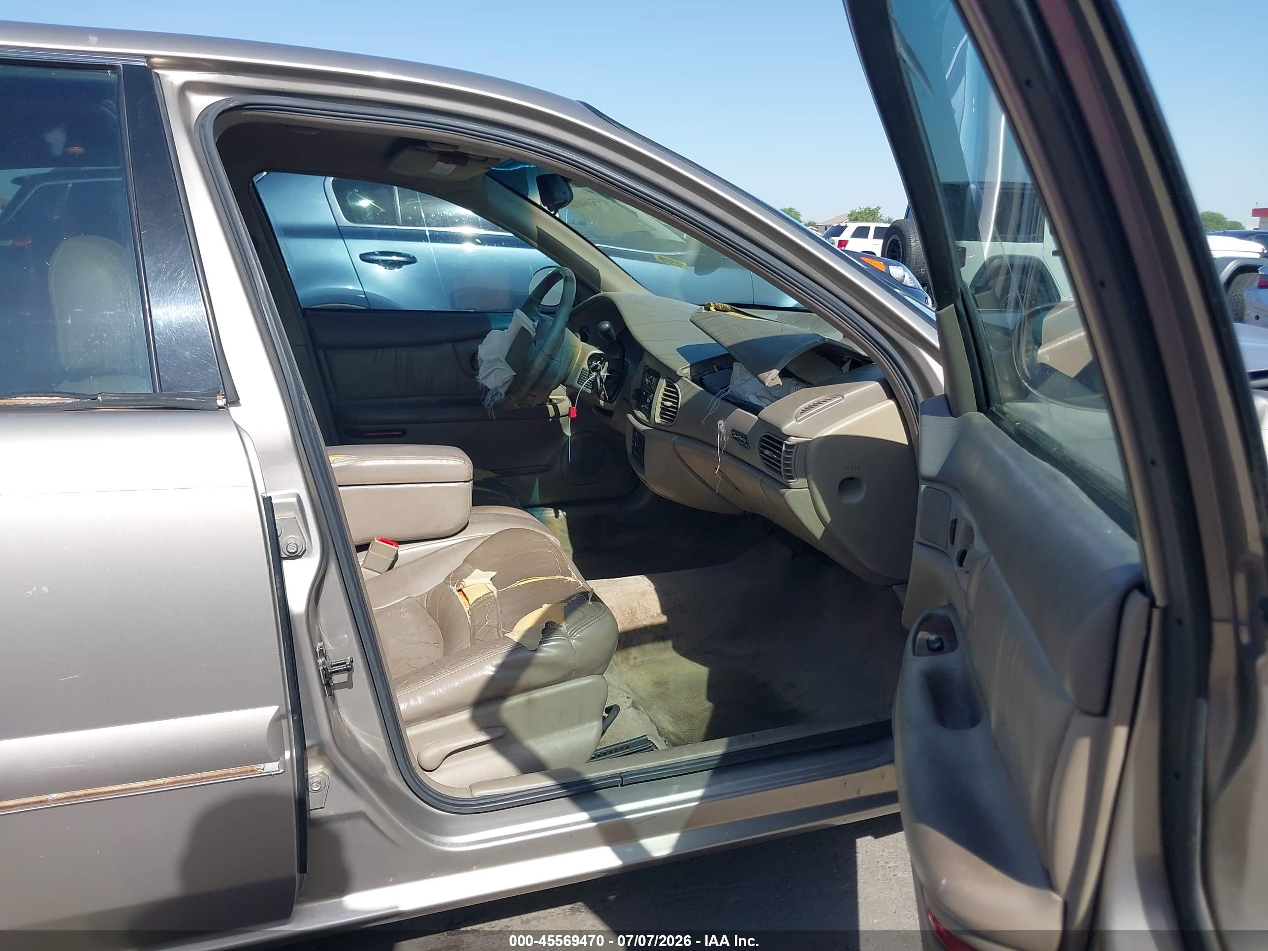 1999 Buick Century Limited Gold vin: 2G4WY52M3X1592388