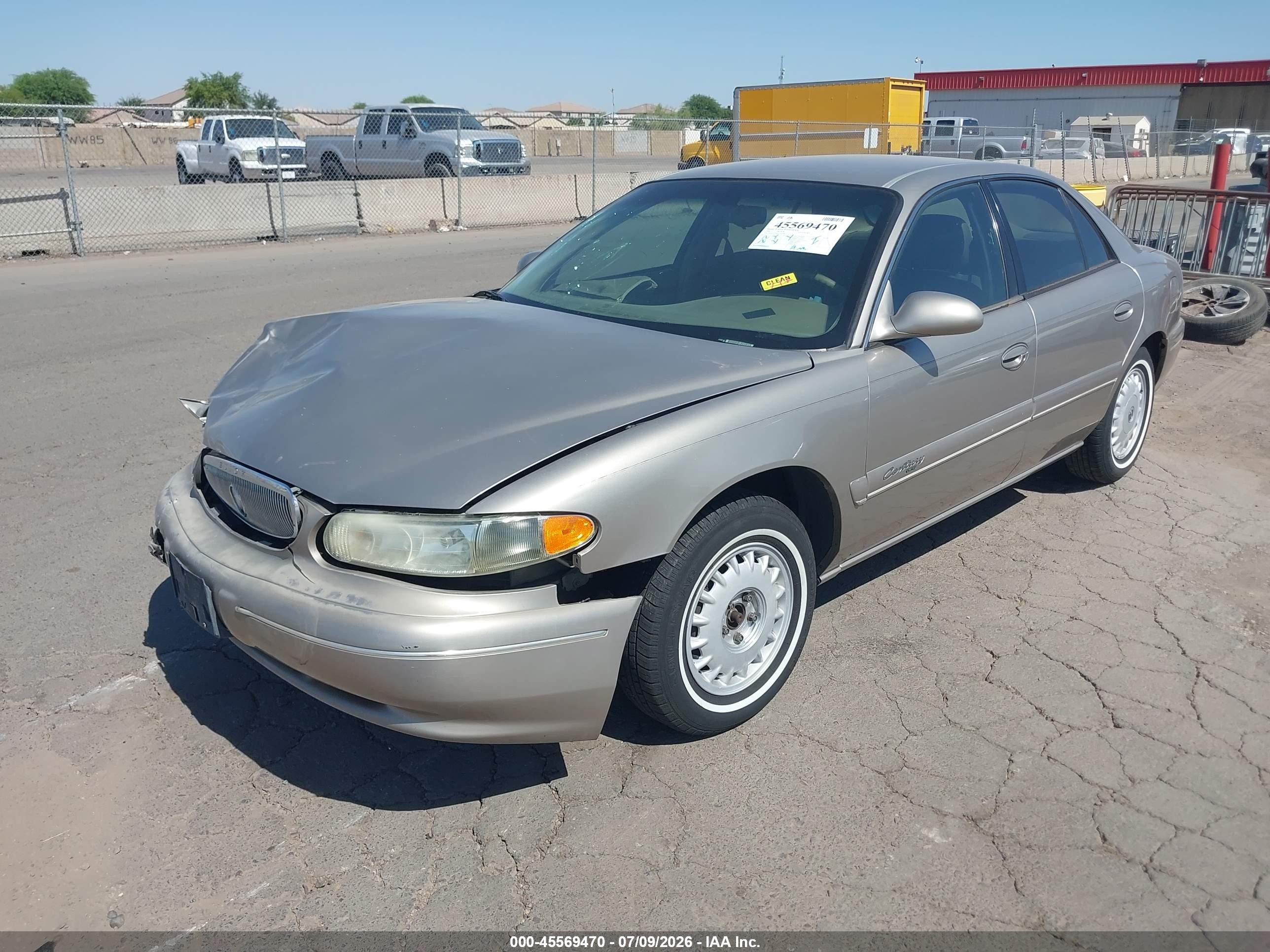 1999 Buick Century Limited Gold vin: 2G4WY52M3X1592388