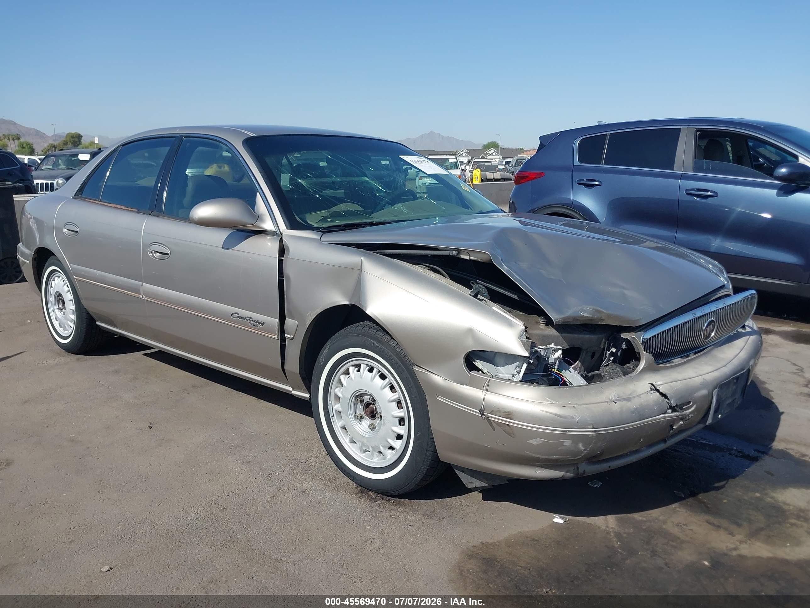 1999 Buick Century Limited Gold vin: 2G4WY52M3X1592388