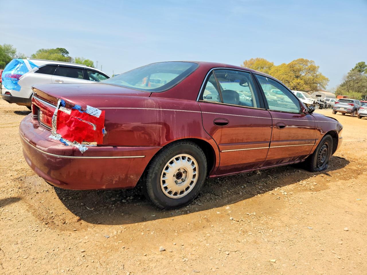 1998 Buick Century Limited Maroon vin: 2G4WY52M6W1409306