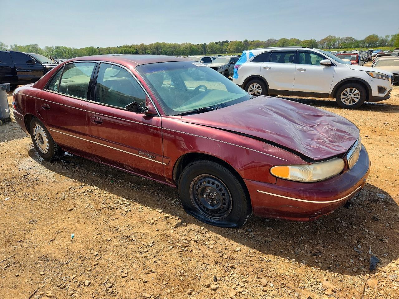1998 Buick Century Limited Maroon vin: 2G4WY52M6W1409306