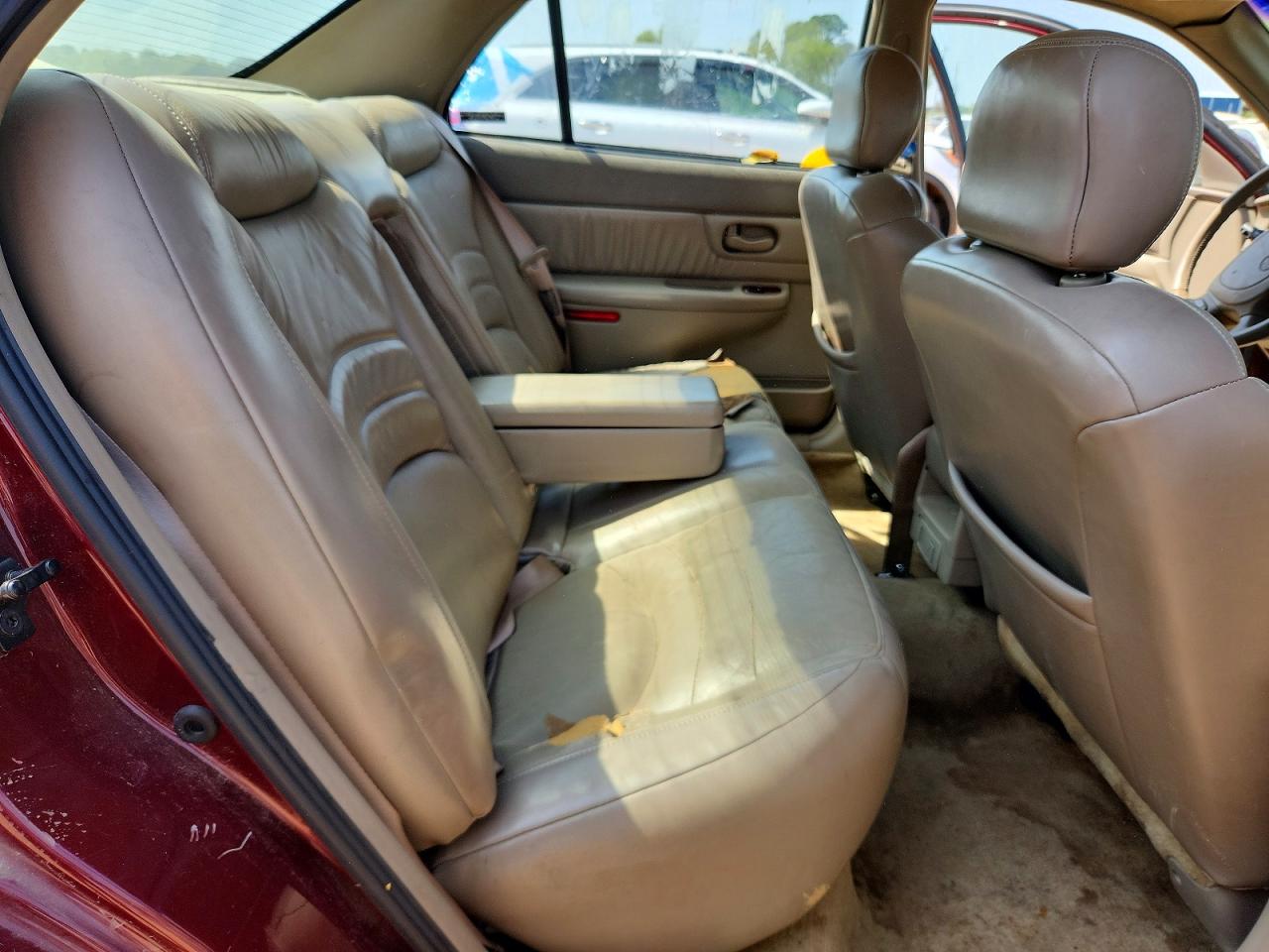 1998 Buick Century Limited Maroon vin: 2G4WY52M6W1409306