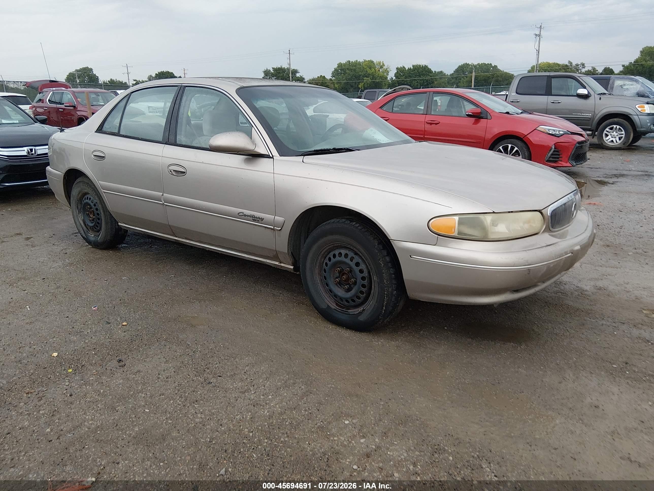 1999 Buick Century Limited Beige vin: 2G4WY52M7X1413673