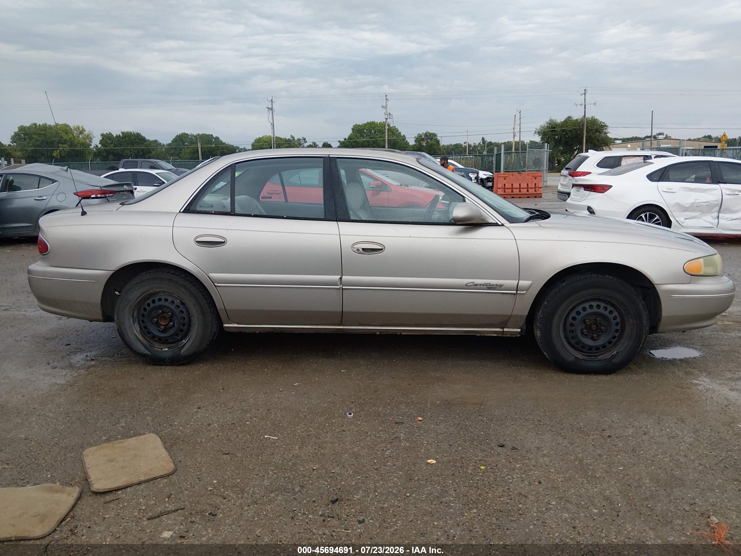 1999 Buick Century Limited Beige vin: 2G4WY52M7X1413673
