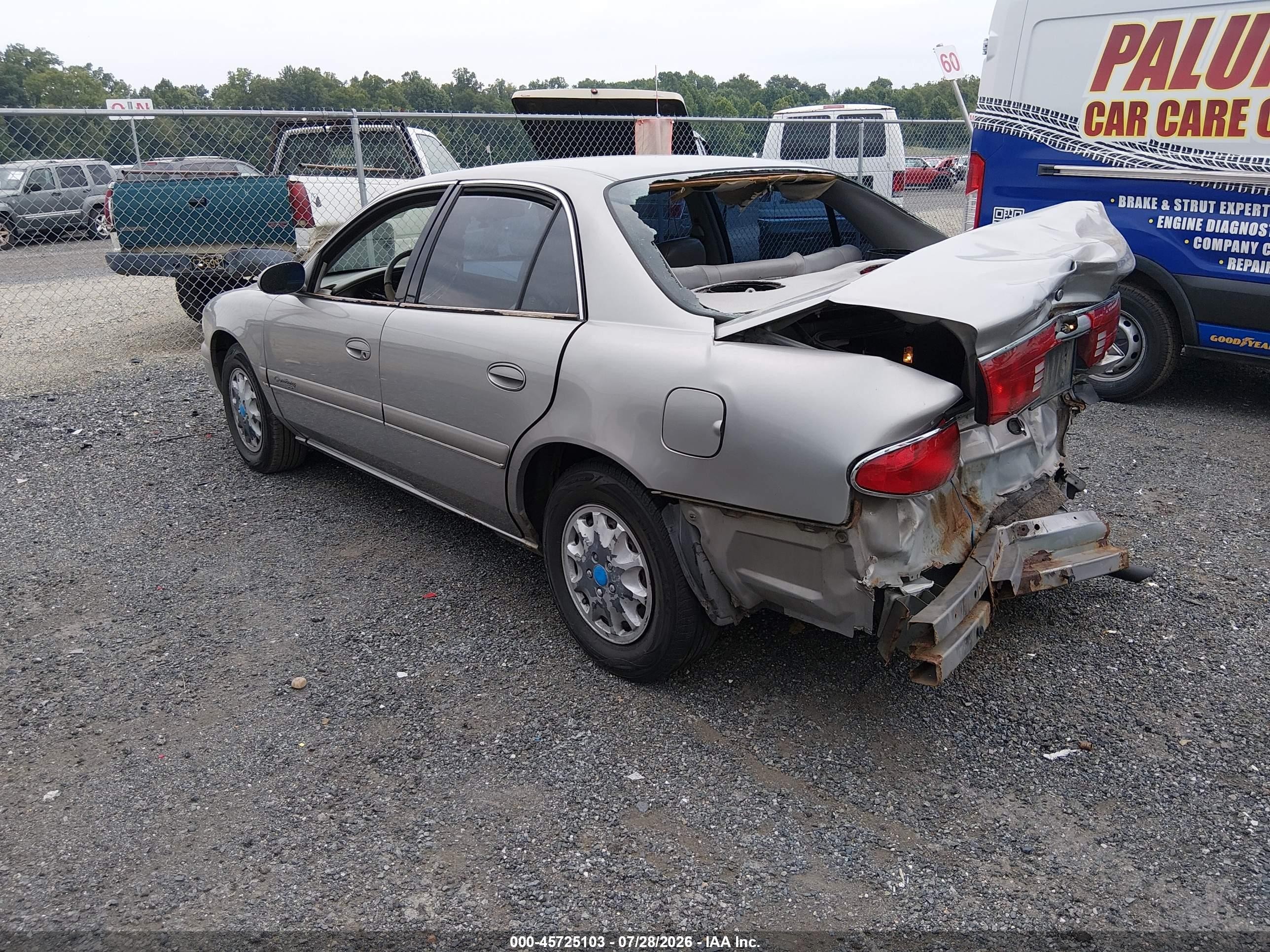 1999 Buick Century Limited Silver vin: 2G4WY52M7X1541072