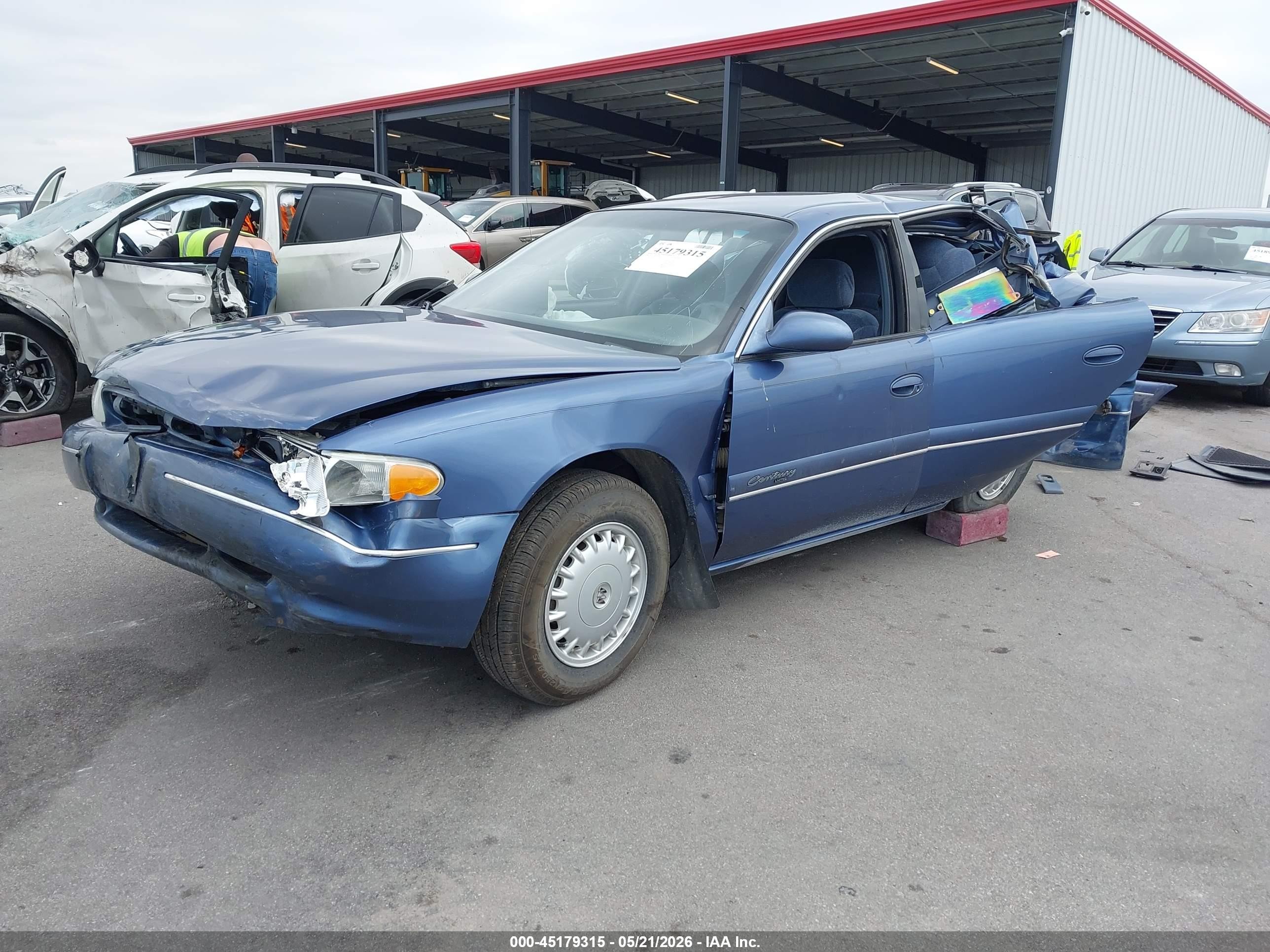 1998 Buick Century Limited Blue vin: 2G4WY52M8W1506586