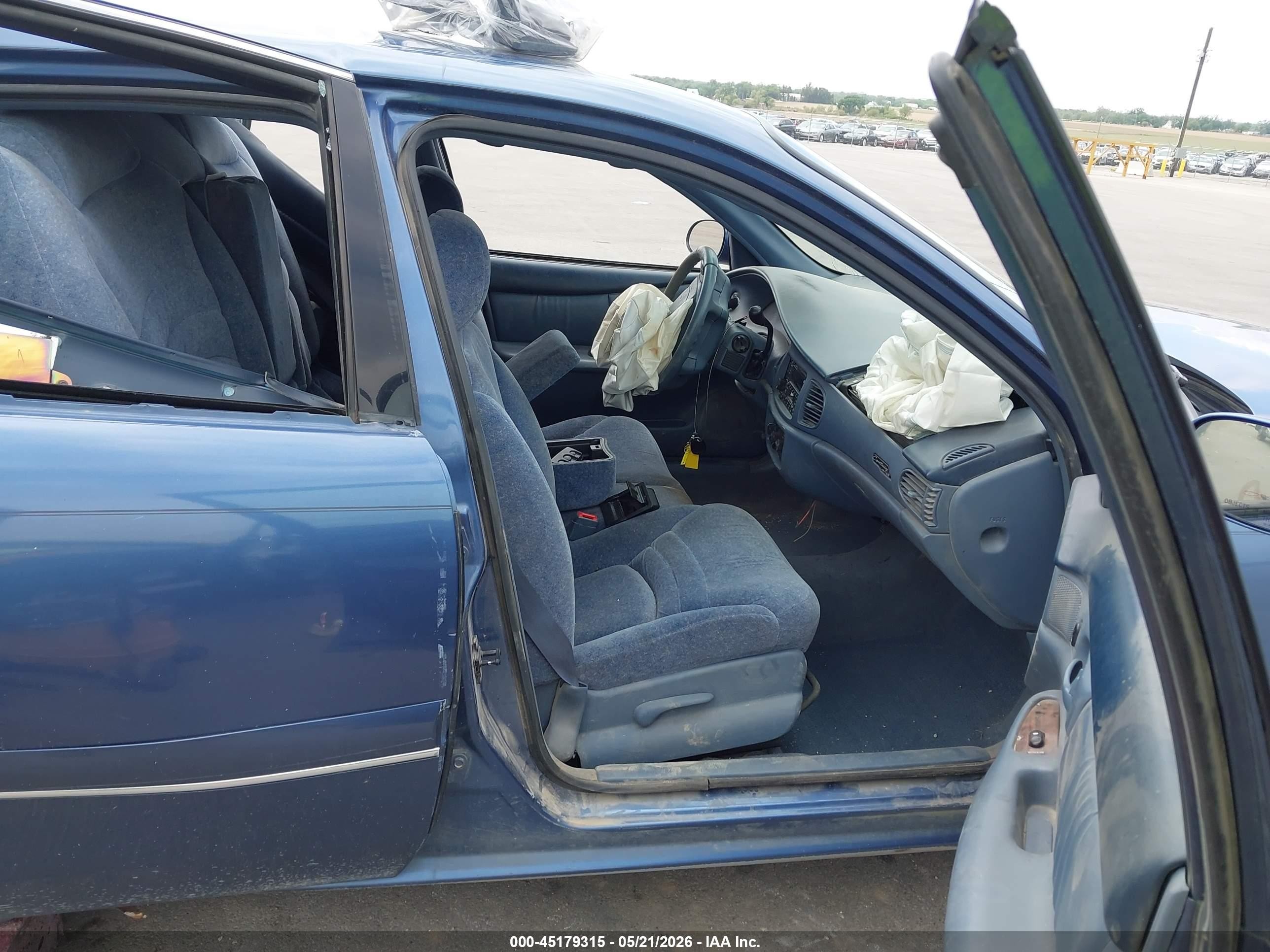 1998 Buick Century Limited Blue vin: 2G4WY52M8W1506586