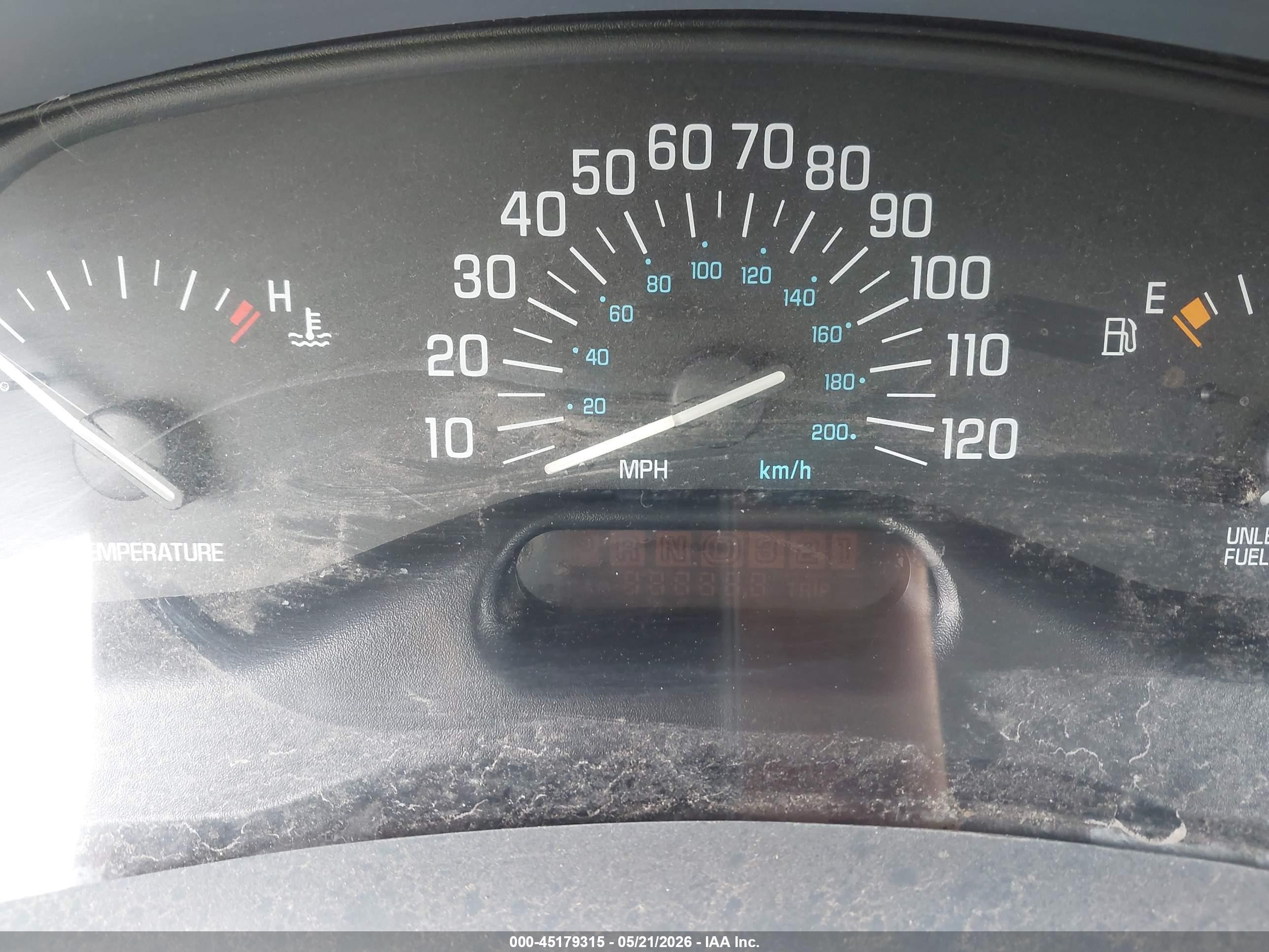 1998 Buick Century Limited Blue vin: 2G4WY52M8W1506586