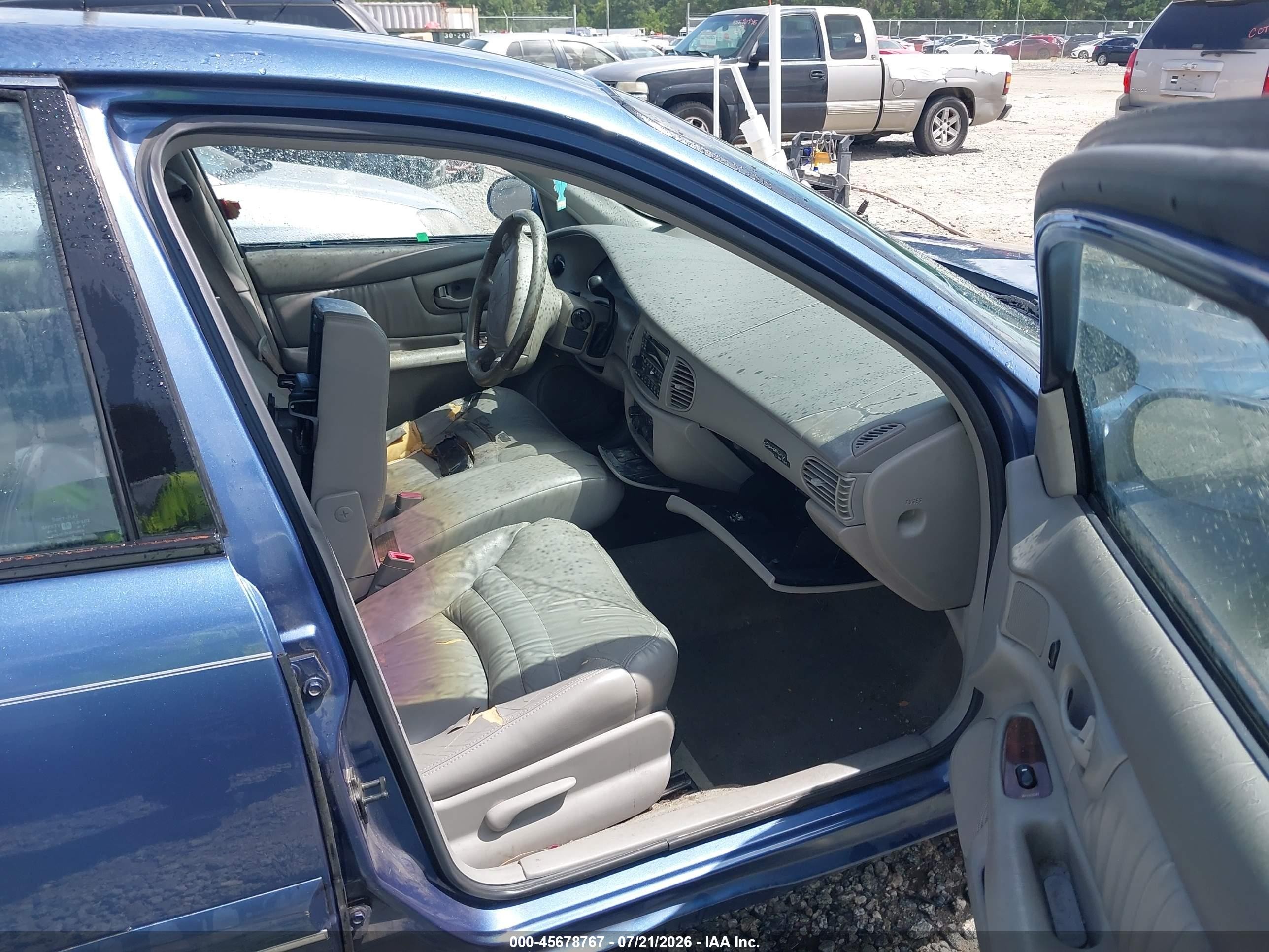 1998 Buick Century Limited Blue vin: 2G4WY52M9W1505642