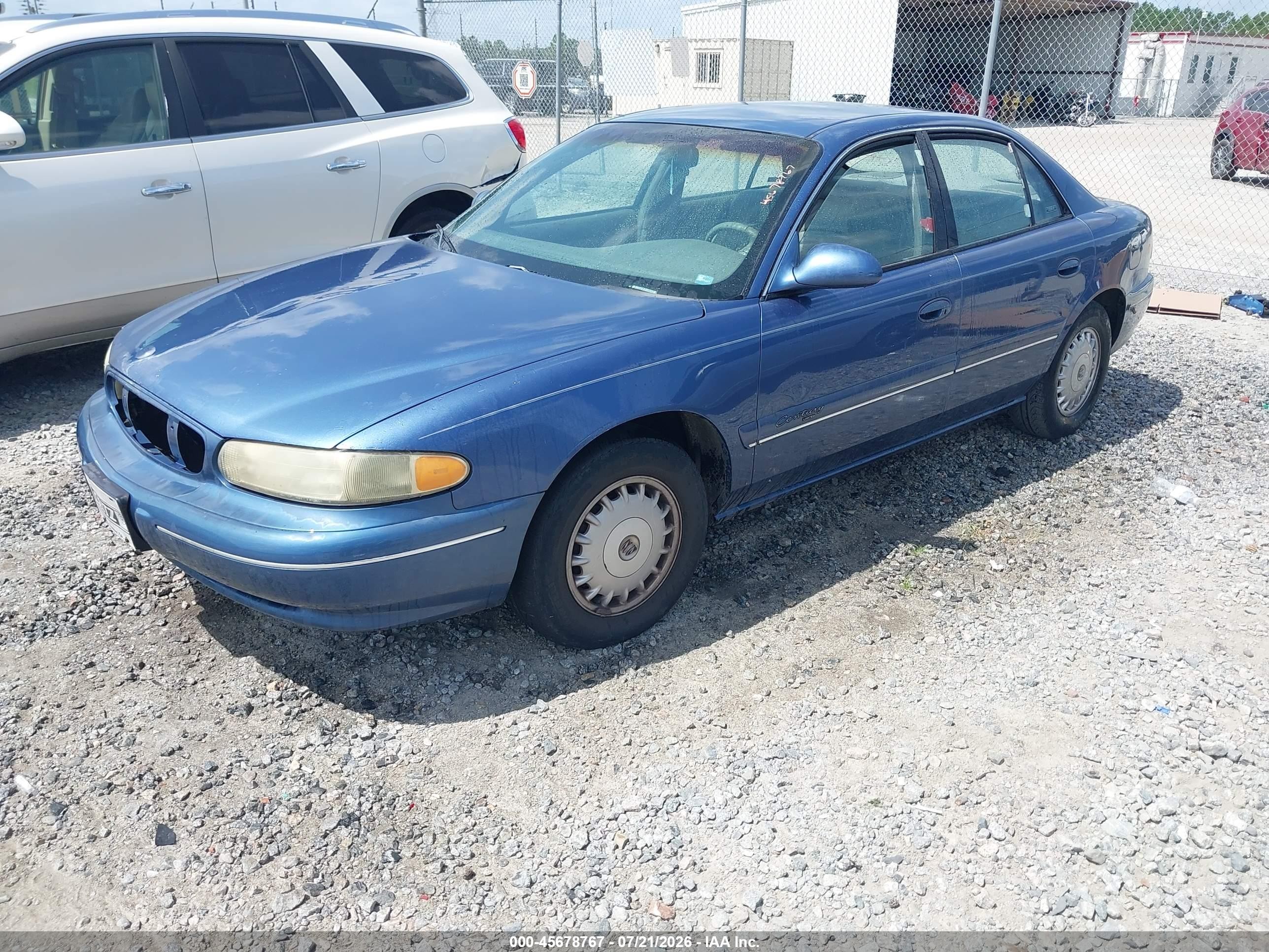 1998 Buick Century Limited Blue vin: 2G4WY52M9W1505642
