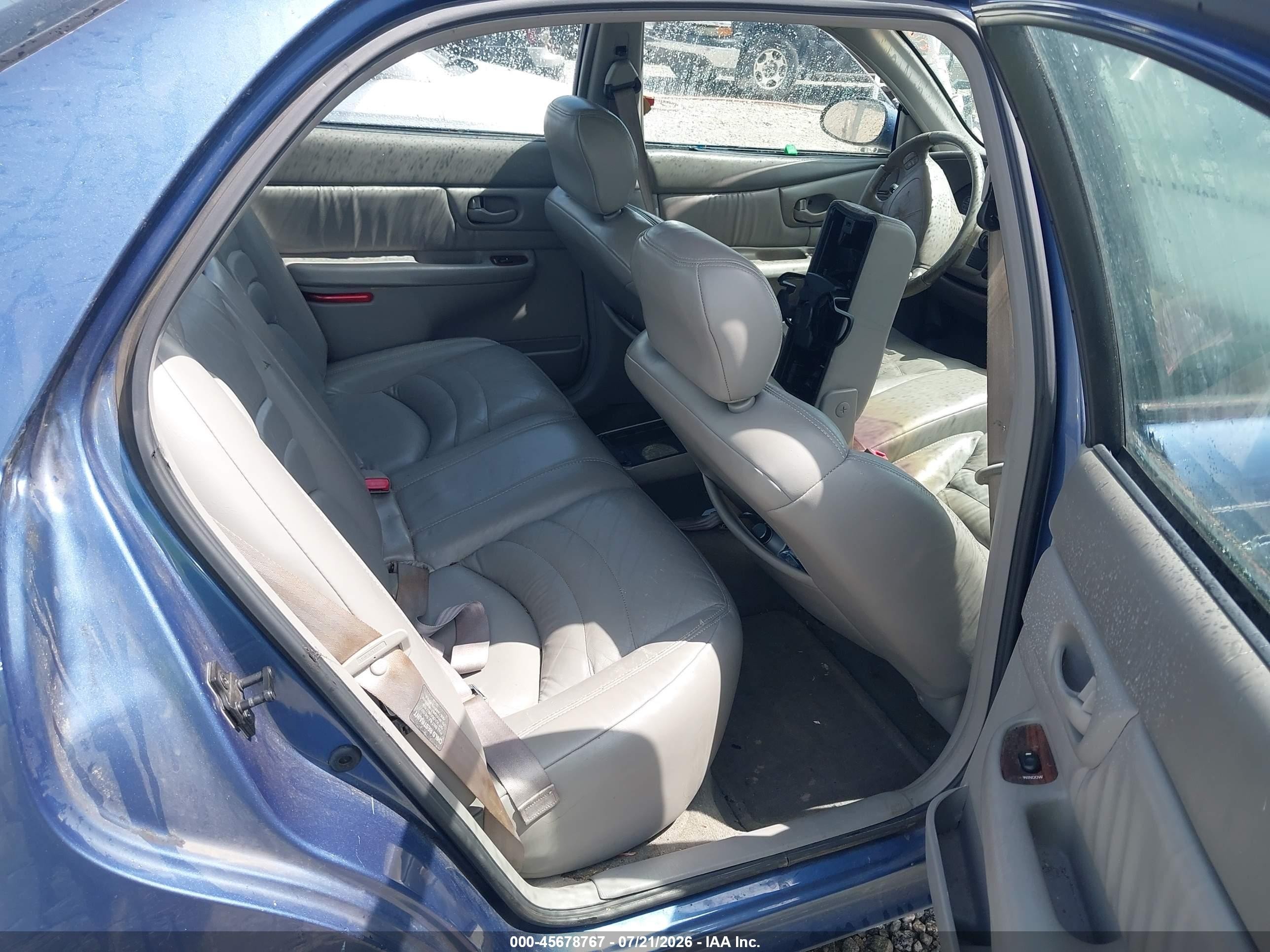 1998 Buick Century Limited Blue vin: 2G4WY52M9W1505642
