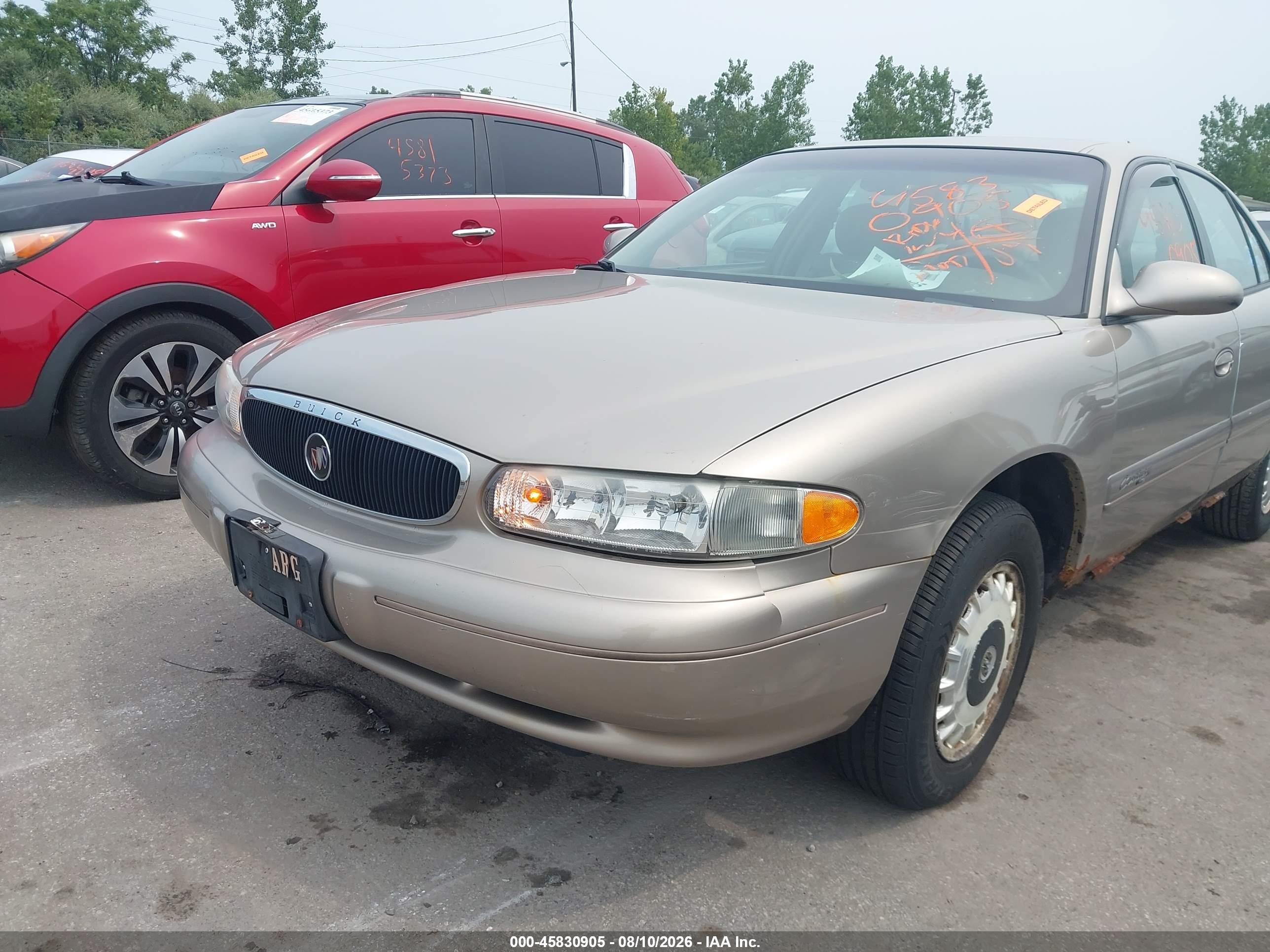 2001 Buick Century Limited Tan vin: 2G4WY55J011170538