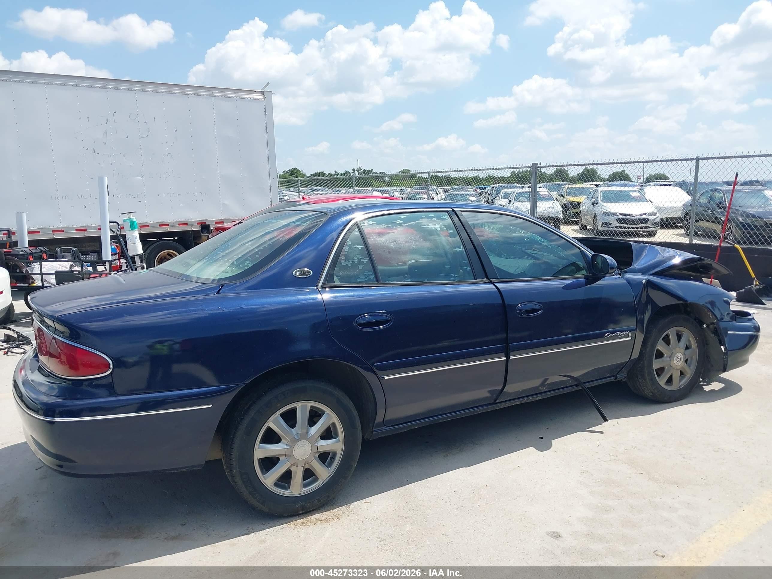 2002 Buick Century Limited Blue vin: 2G4WY55J021119252