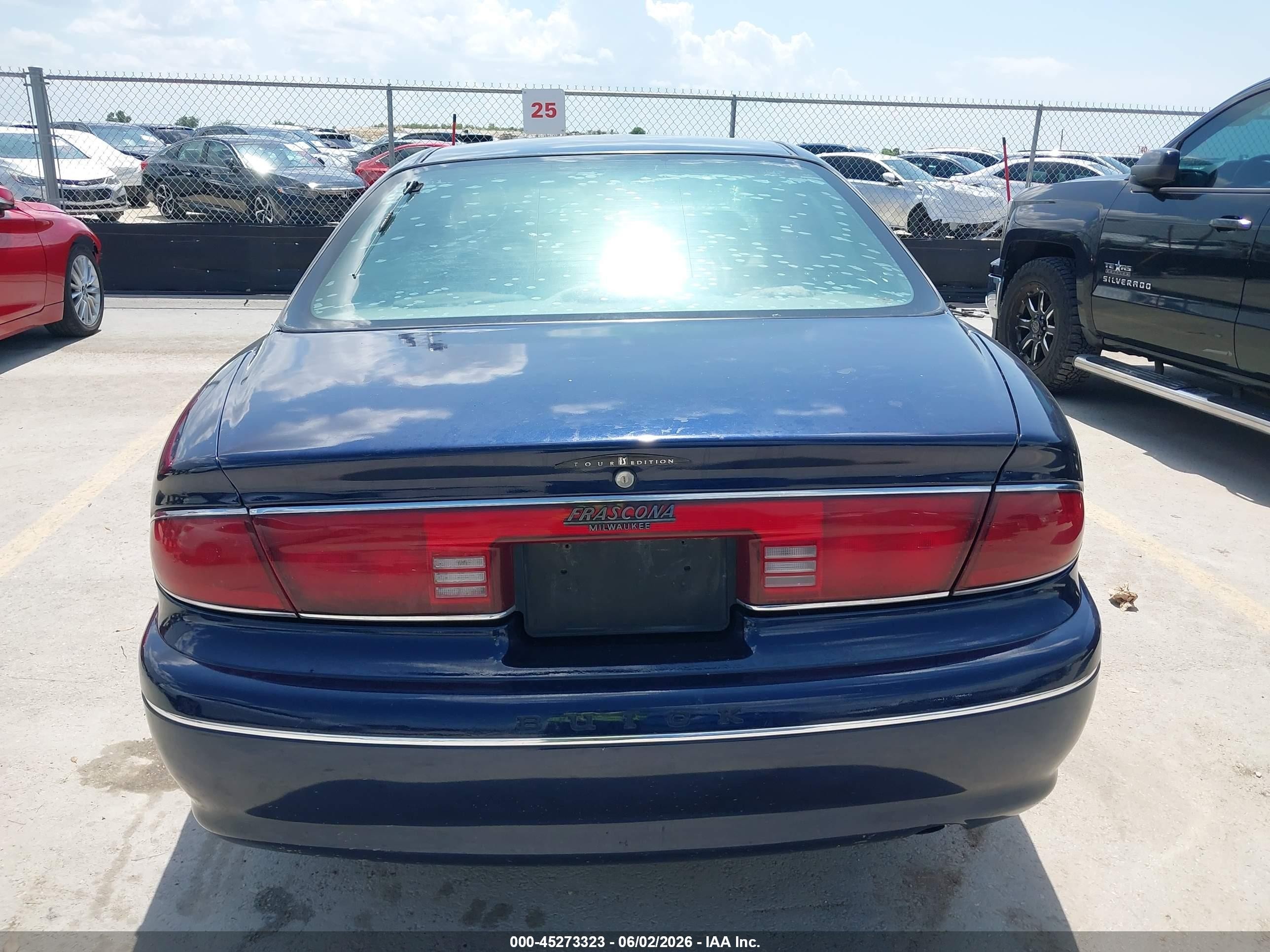 2002 Buick Century Limited Blue vin: 2G4WY55J021119252