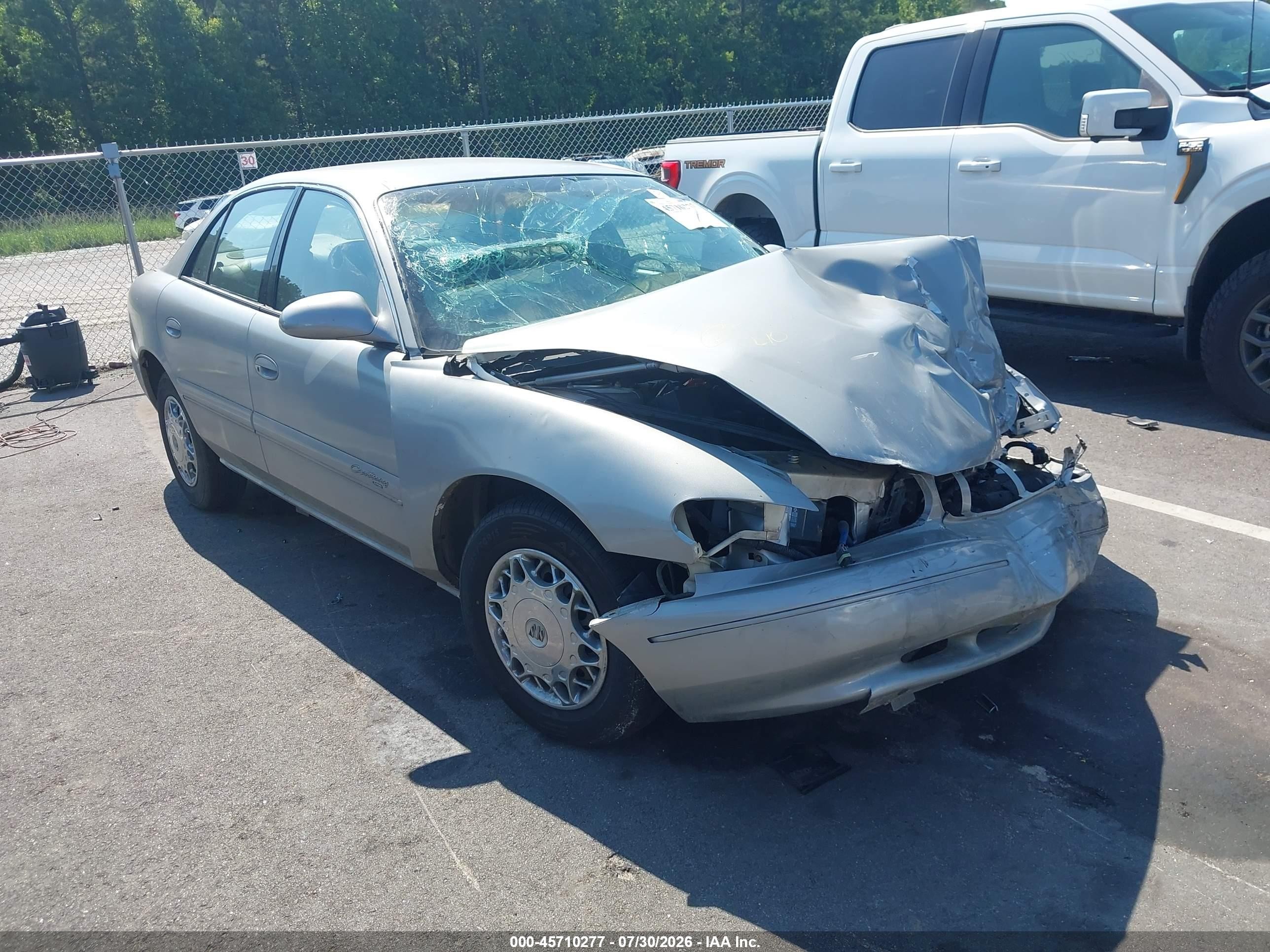 2002 Buick Century Limited Silver vin: 2G4WY55J321128639