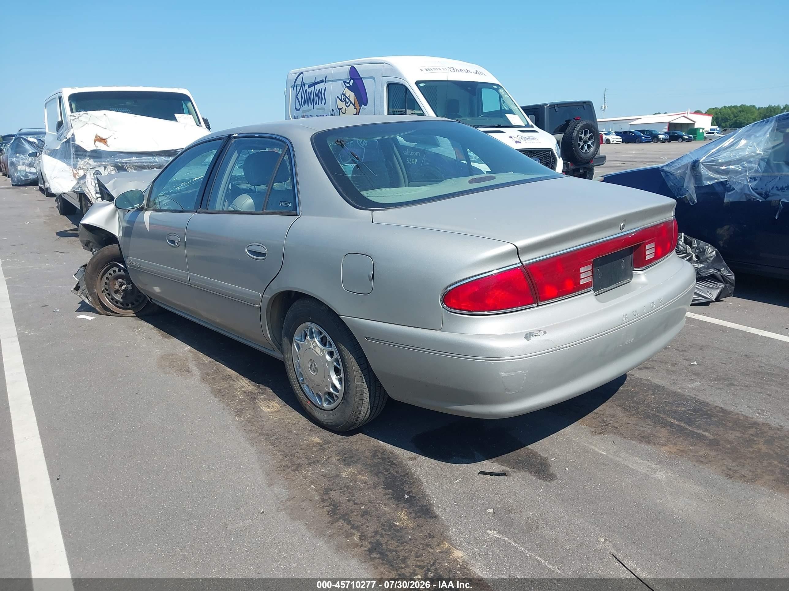 2002 Buick Century Limited Silver vin: 2G4WY55J321128639
