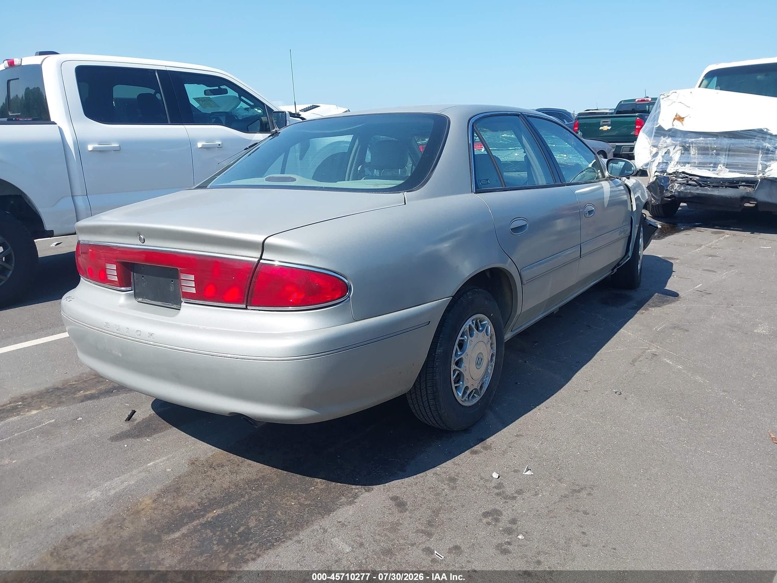 2002 Buick Century Limited Silver vin: 2G4WY55J321128639