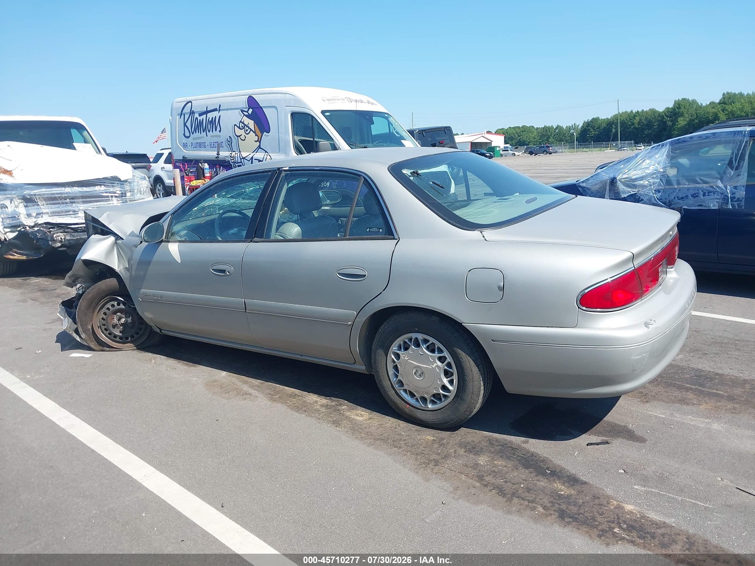 2002 Buick Century Limited Silver vin: 2G4WY55J321128639