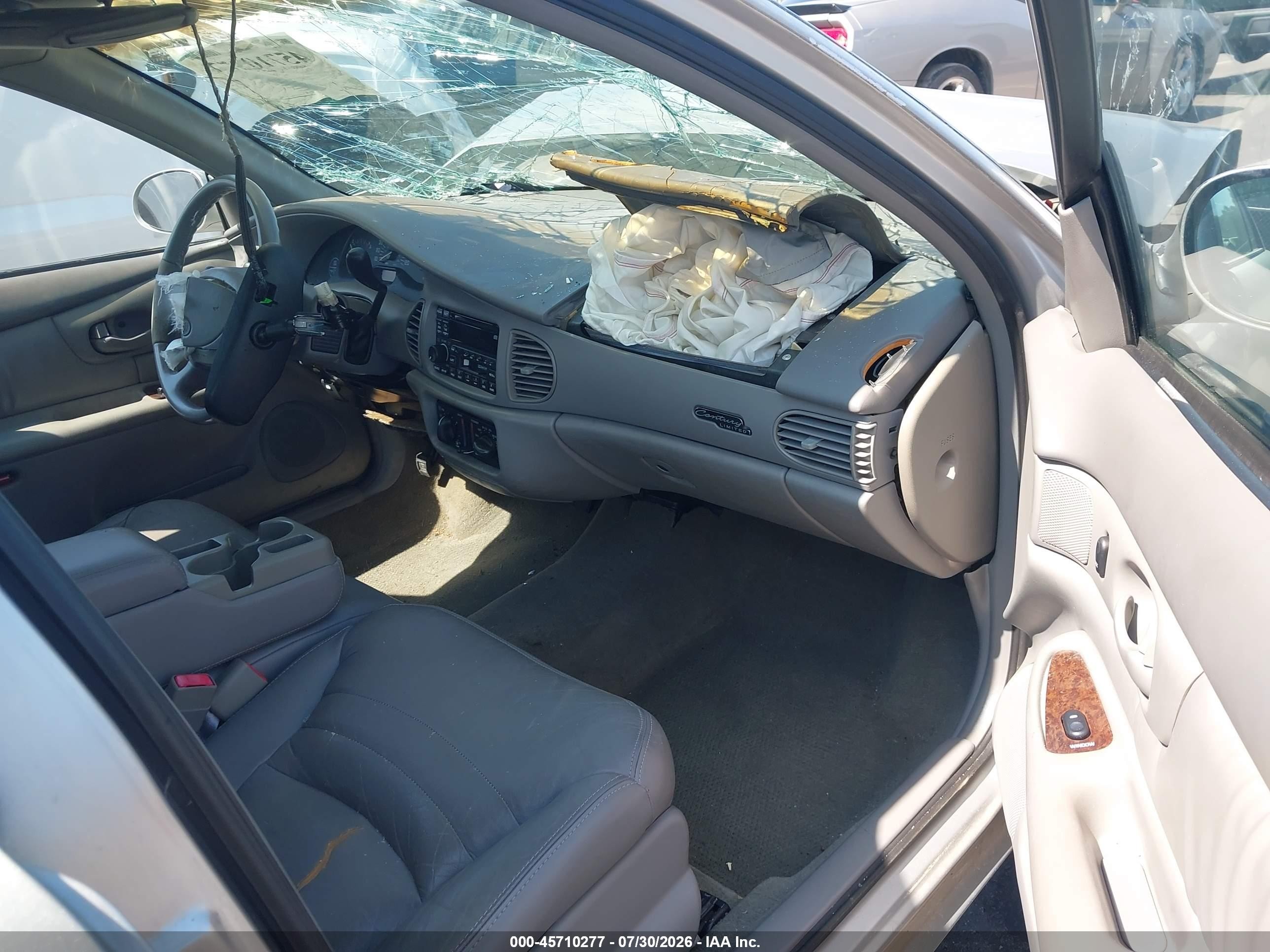 2002 Buick Century Limited Silver vin: 2G4WY55J321128639