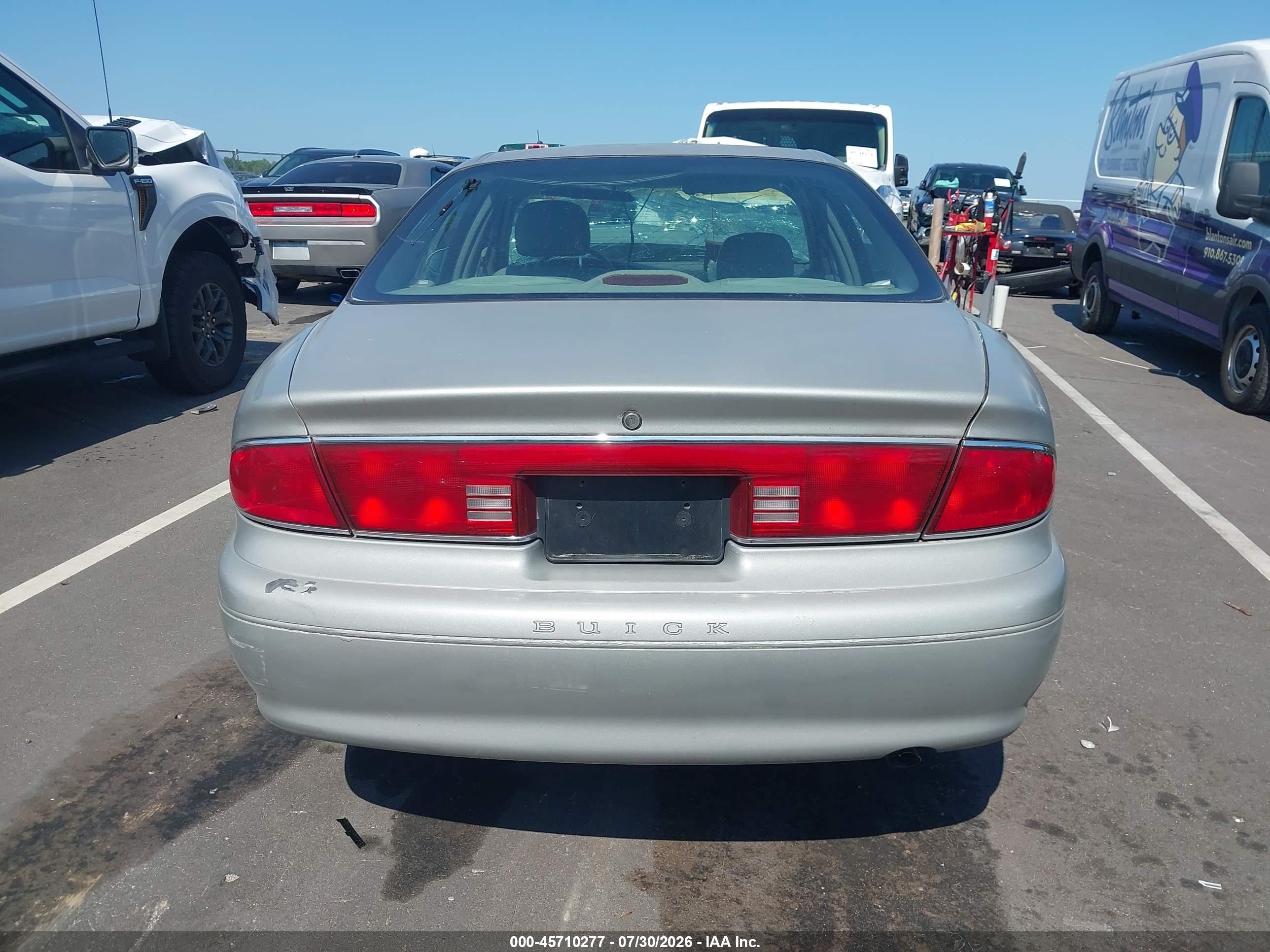 2002 Buick Century Limited Silver vin: 2G4WY55J321128639