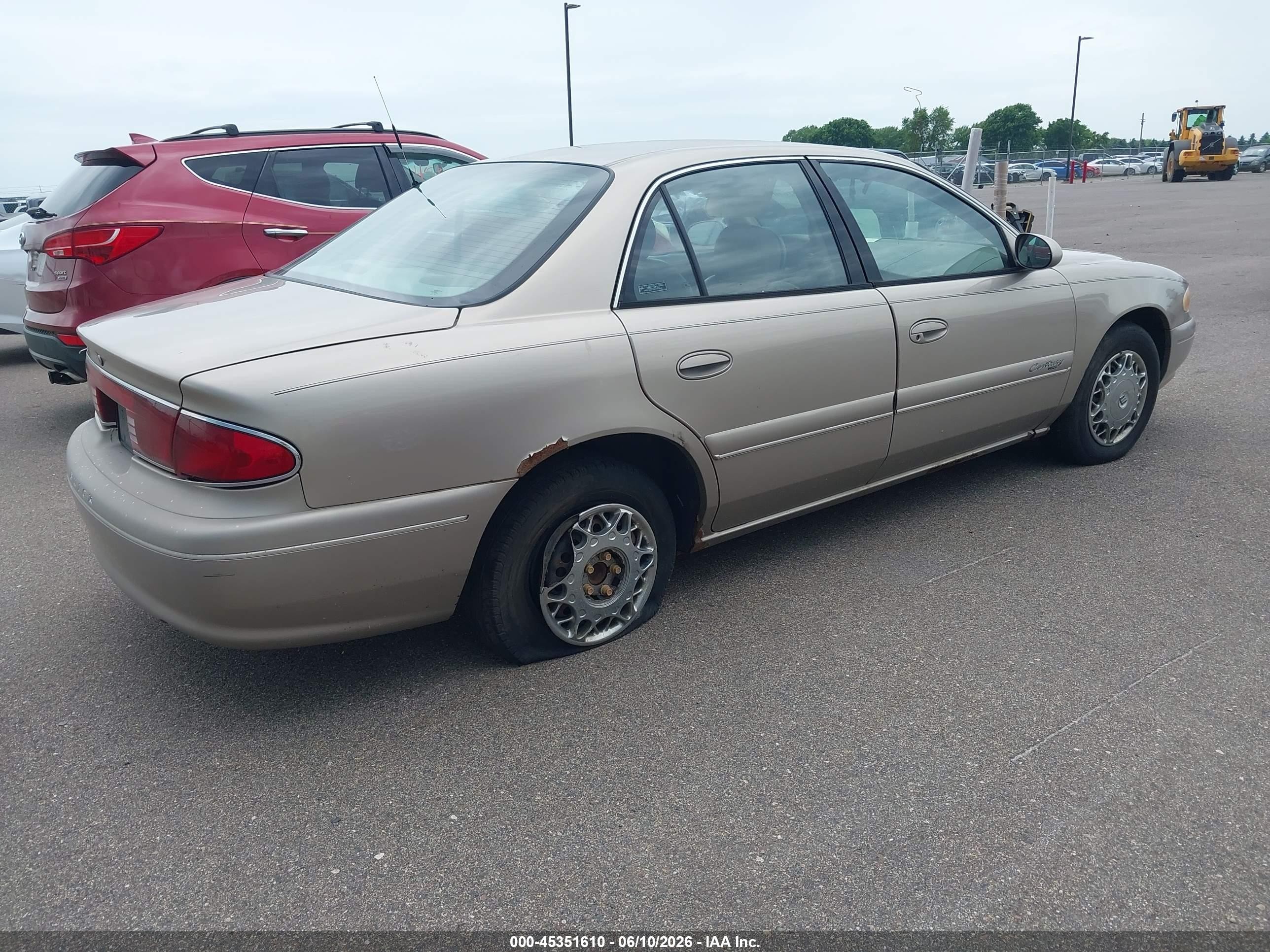 2001 Buick Century Limited Tan vin: 2G4WY55J611123188